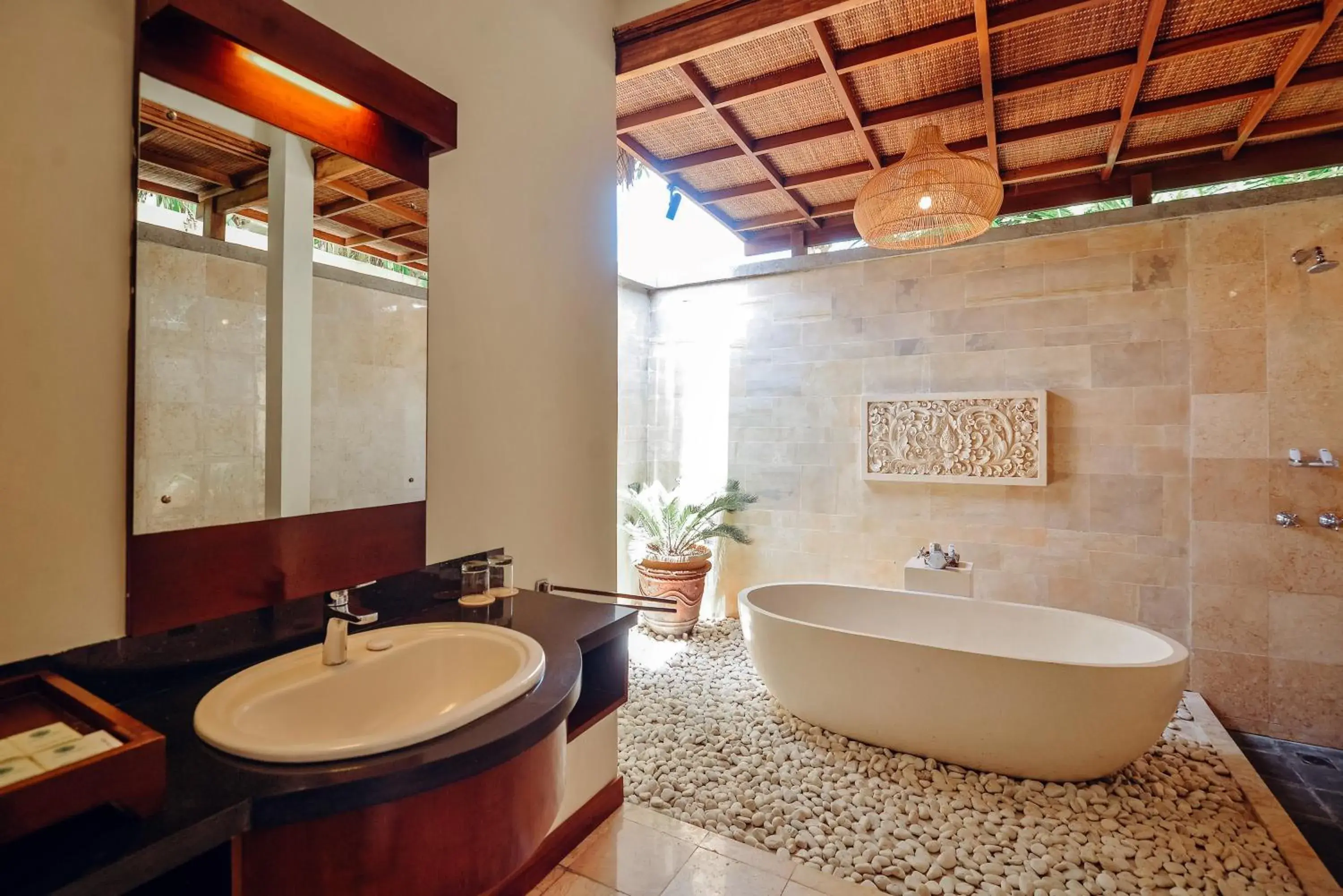 Bathroom in Pertiwi Resort & Spa