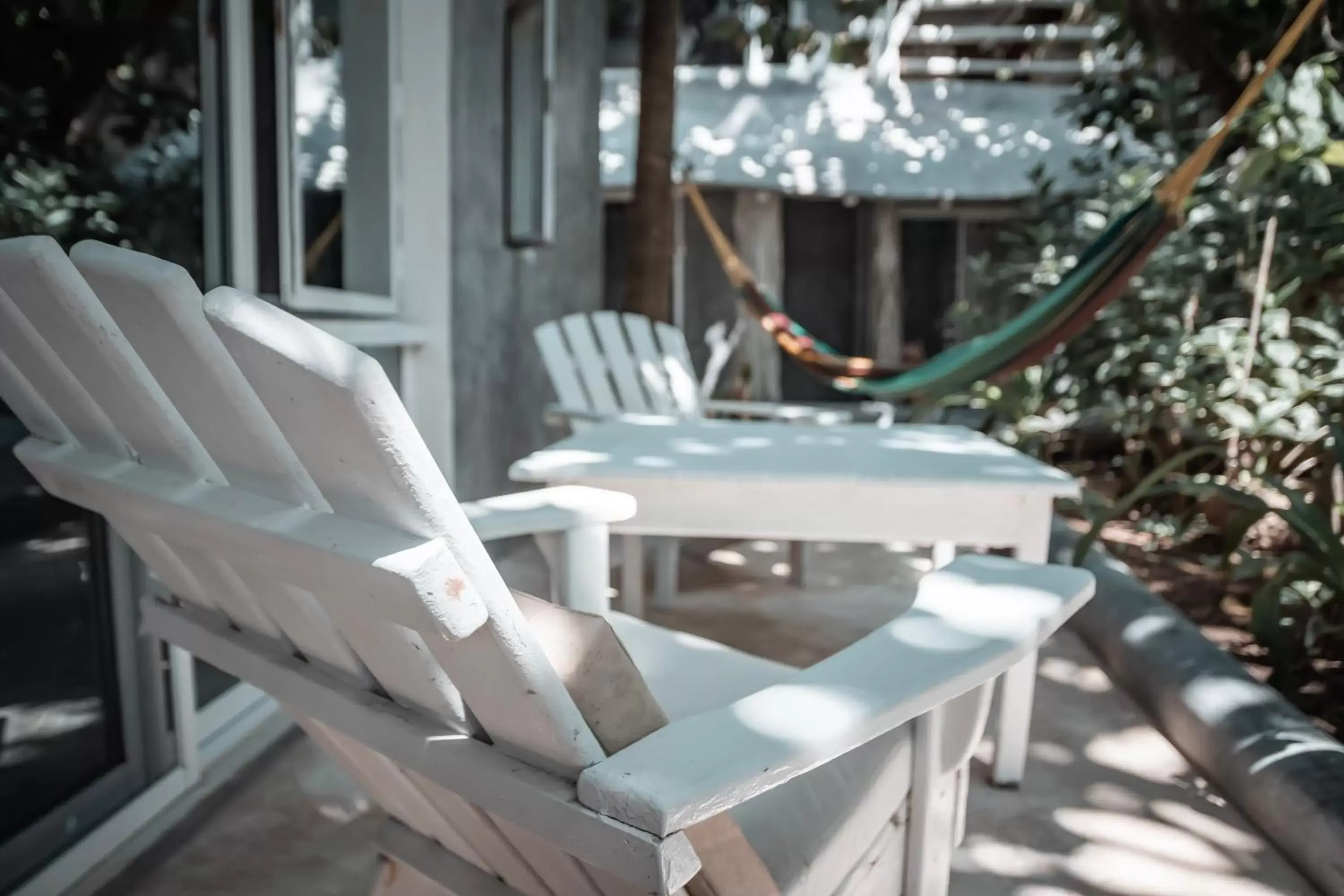 Patio in Posada Lamar Tulum Beach Front and Pool