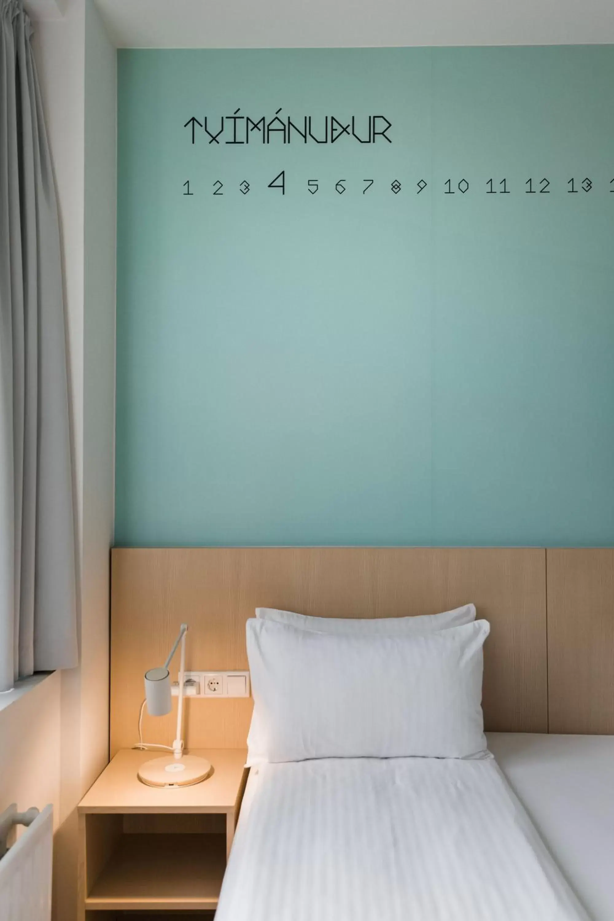 Bed in Reykjavik Lights Hotel by Keahotels