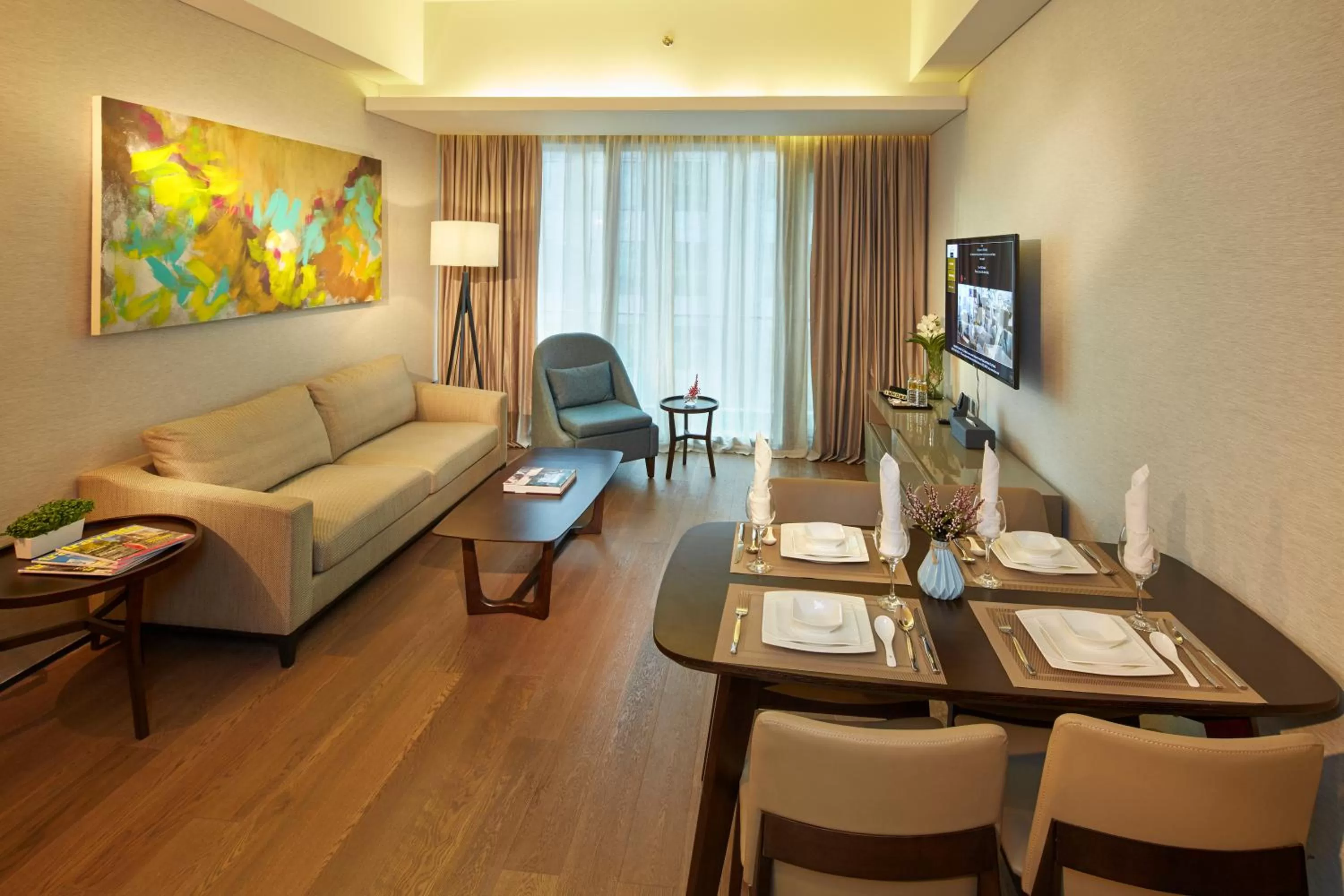 Living room in I'M Hotel