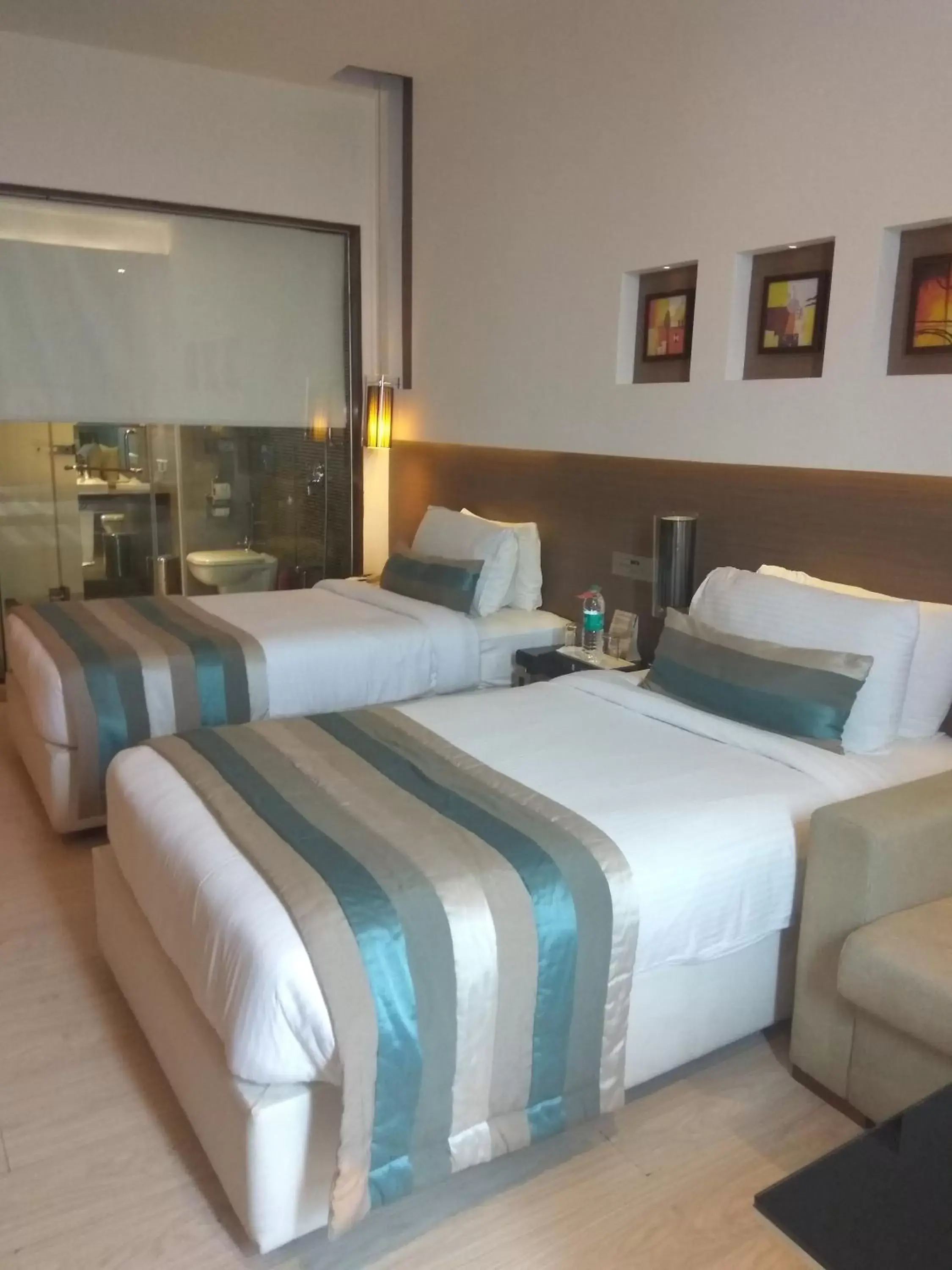 Bed in Ramada Navi Mumbai