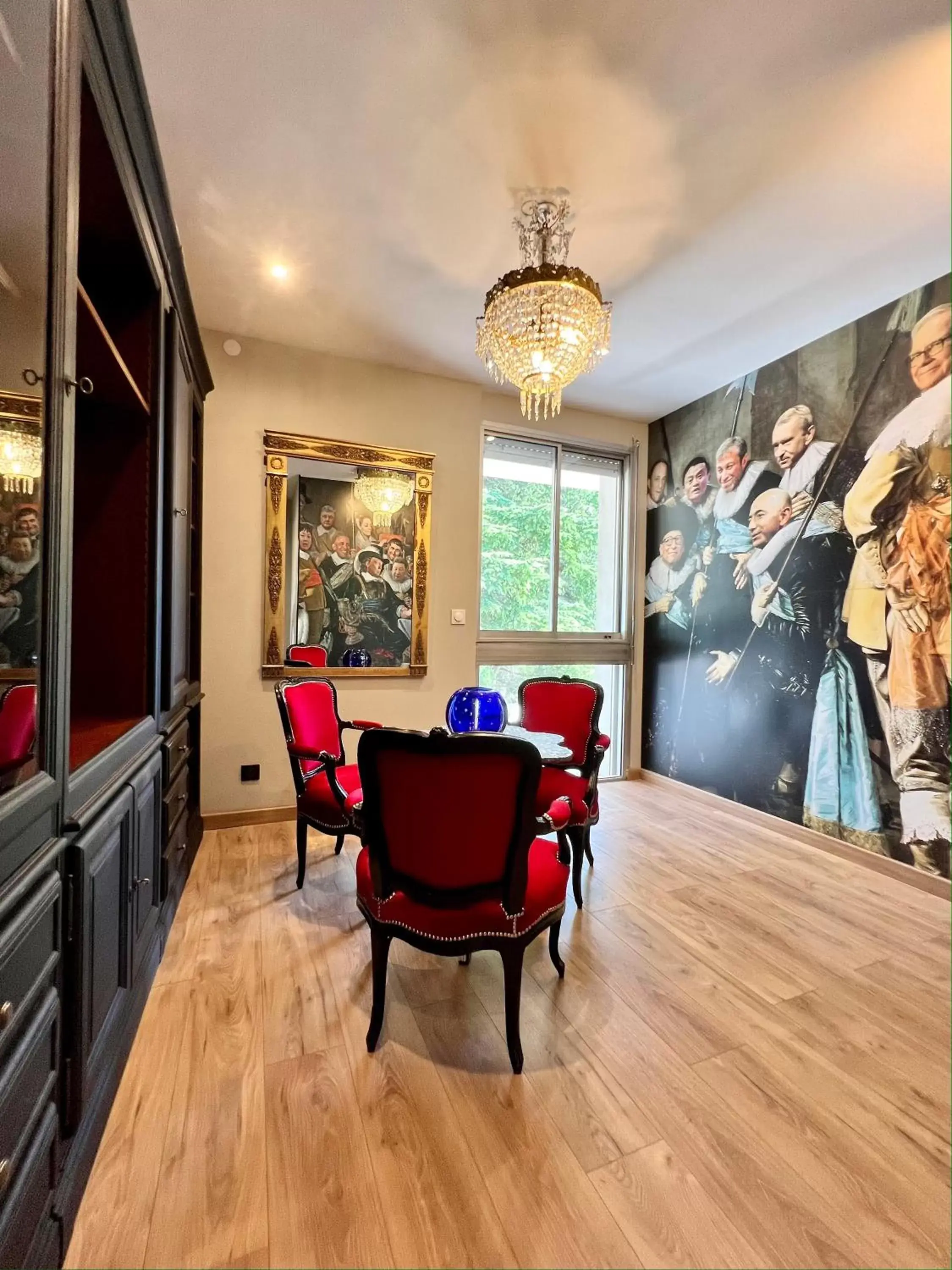 Decorative detail, Dining Area in Villa Pauline