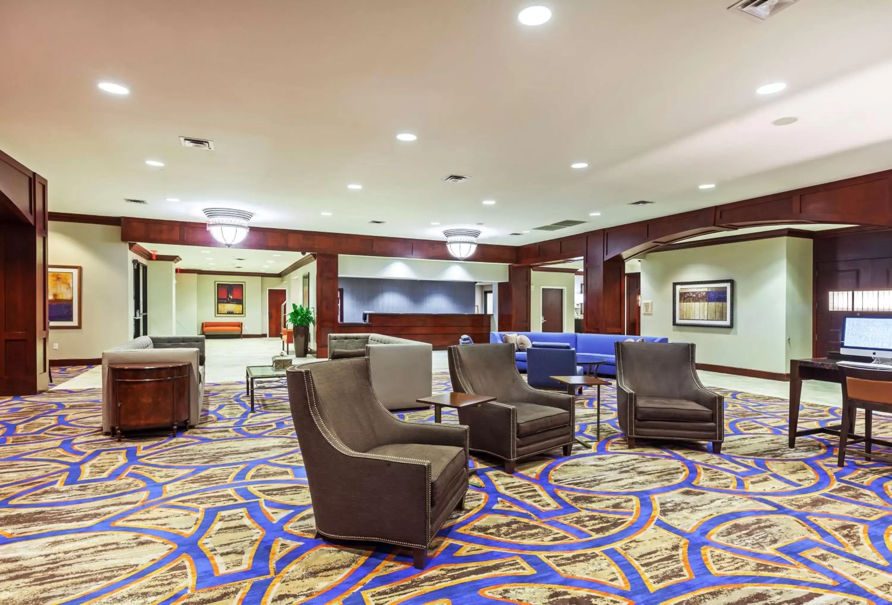Lobby or reception in Hilton Waco Lobby or reception in Hilton Waco