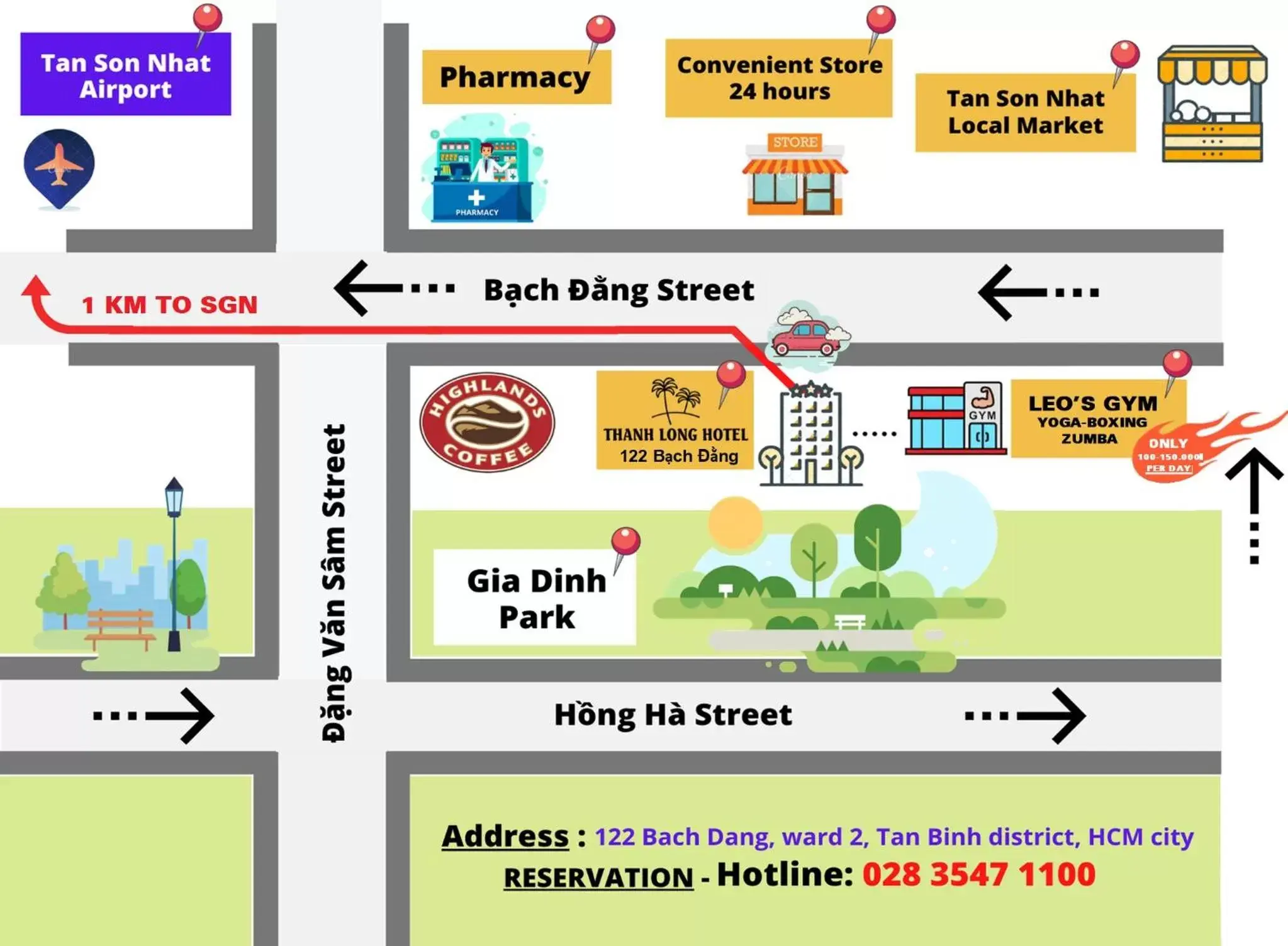 Family Room in Thanh Long Hotel - Bach Dang Family Room in Thanh Long Hotel - Bach Dang