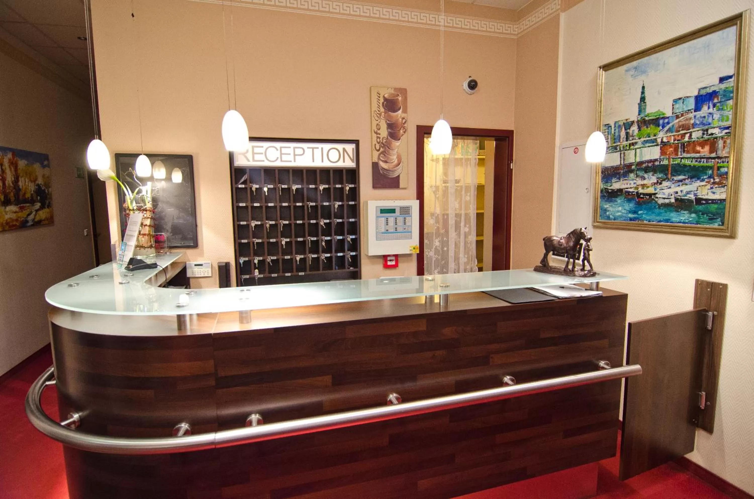 Lobby or reception in Hotel Polo am ZOB