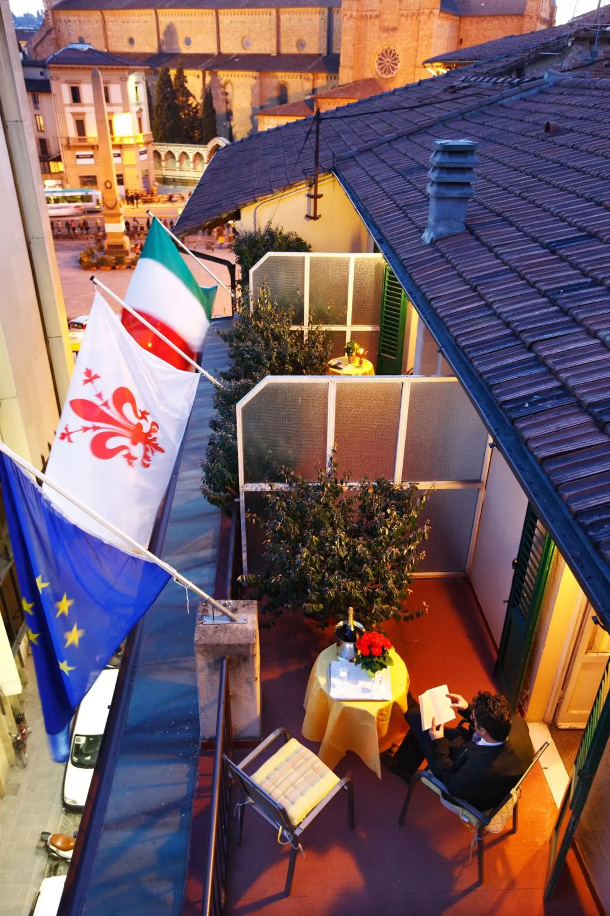 Balcony/Terrace in Hotel S.Giorgio & Olimpic