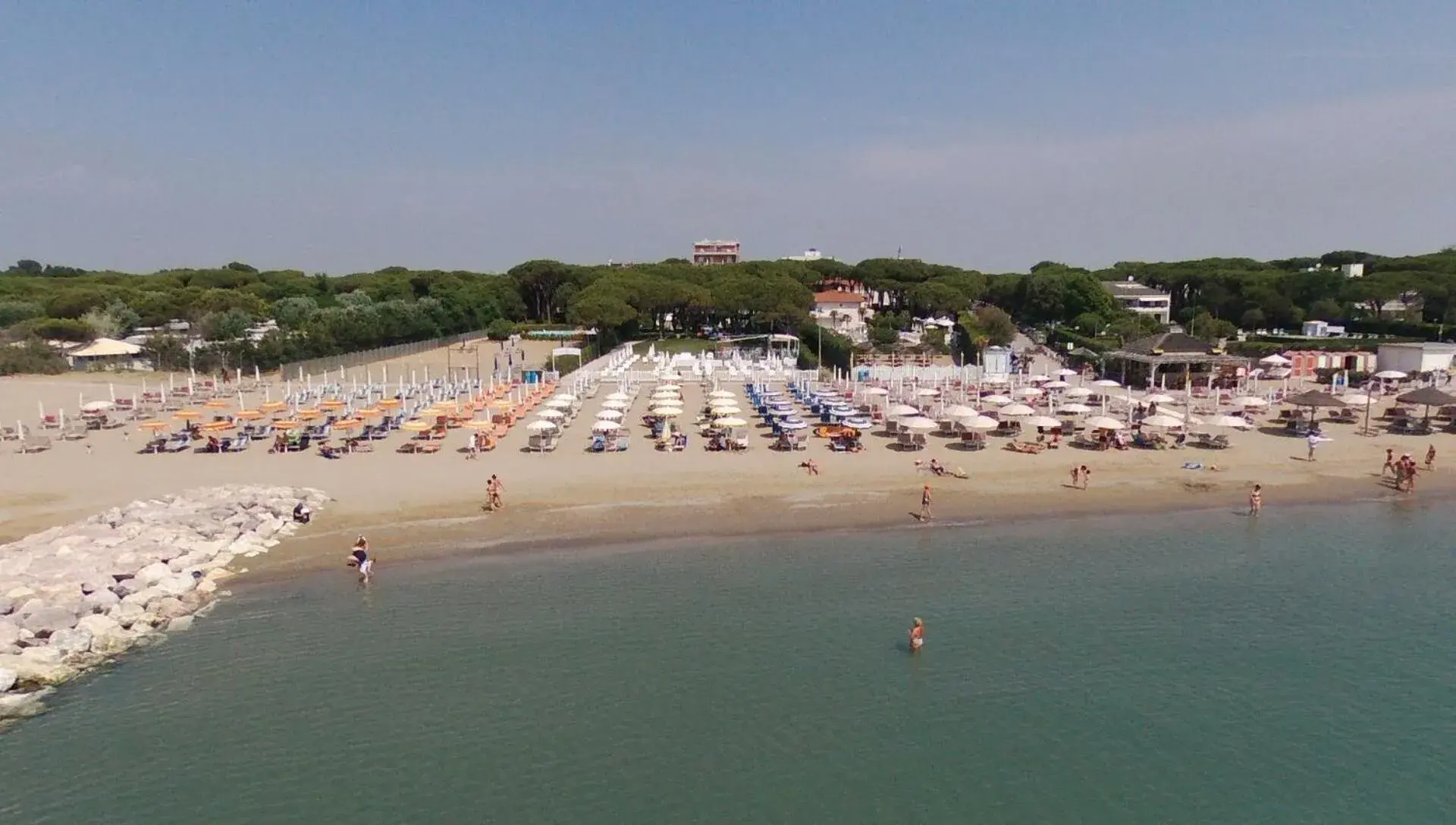 Bird's eye view, Beach in Hotel Maracaibo