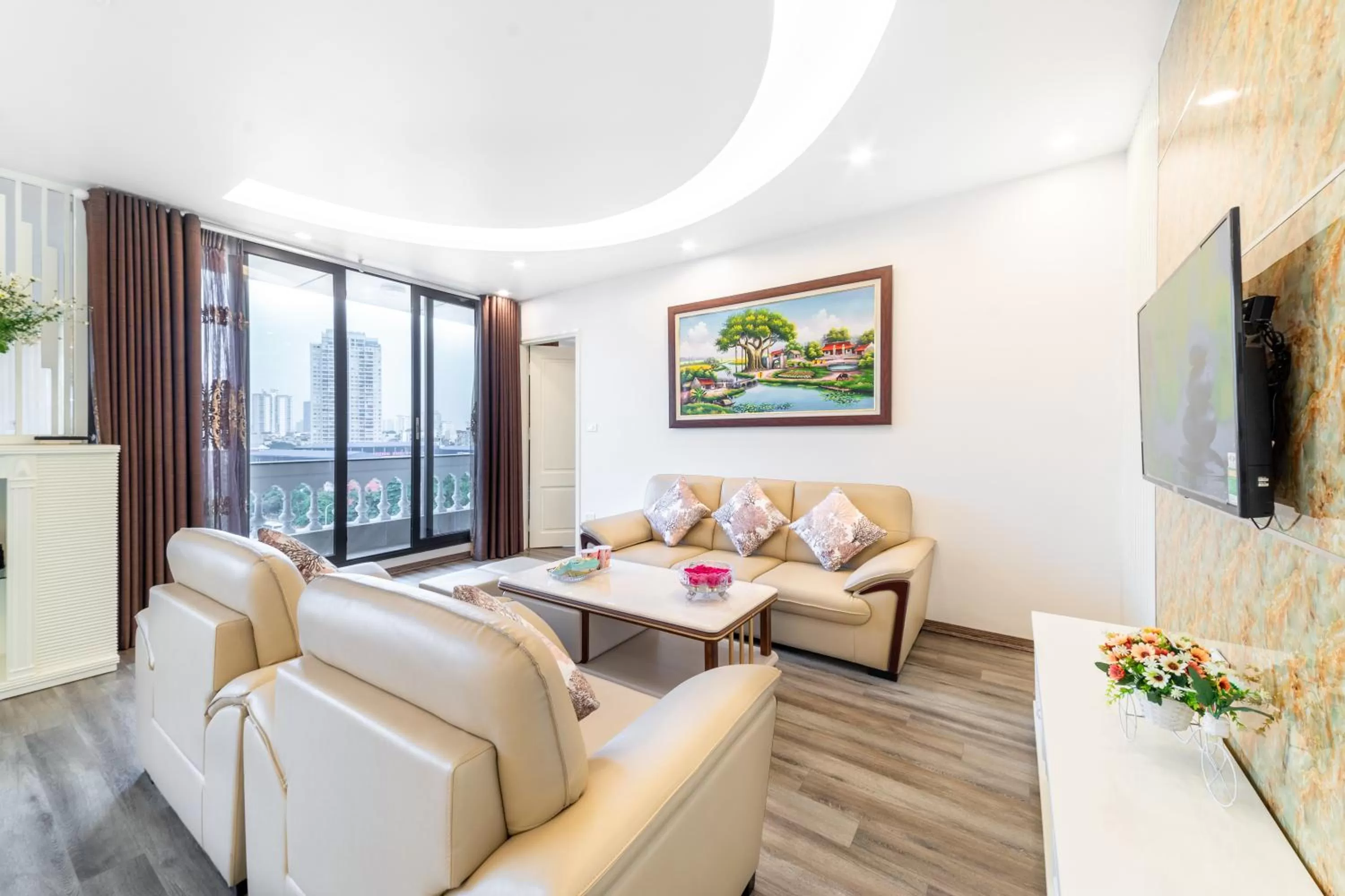 Living room in Rosee Apartment Hotel