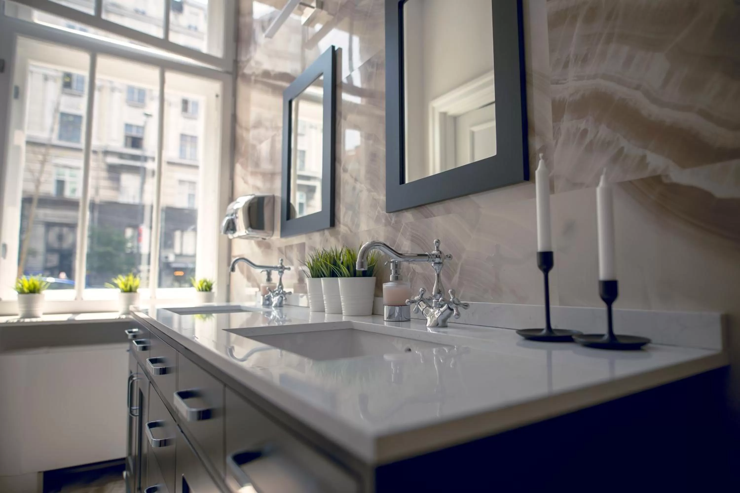 Bathroom in Public House Hotel