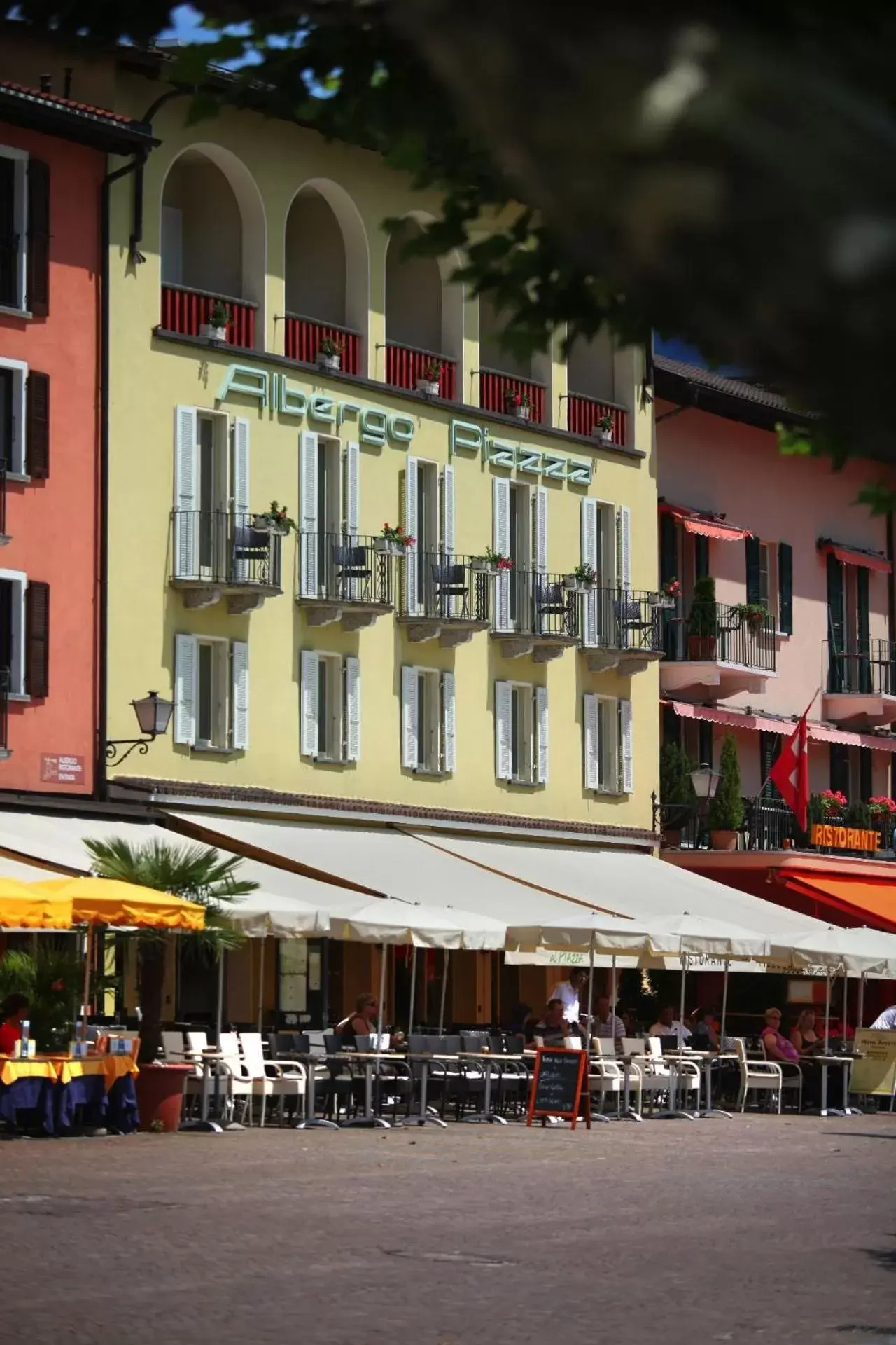 Facade/entrance, Property Building in Piazza Ascona Hotel & Restaurants