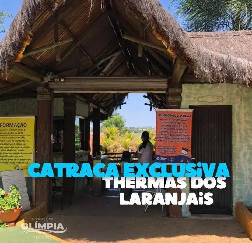 Text overlay in Thermas de Olimpia Resorts by Mercure