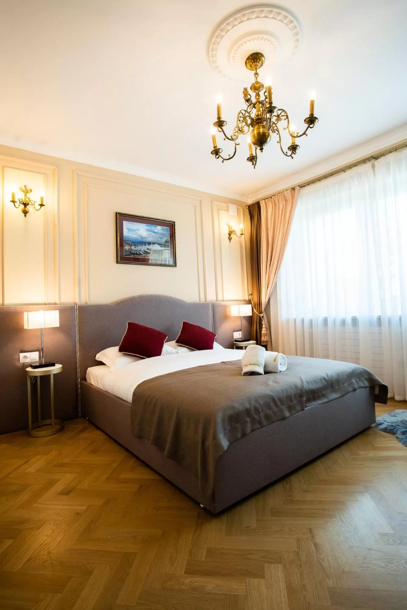 Bed in Willa Krakowska