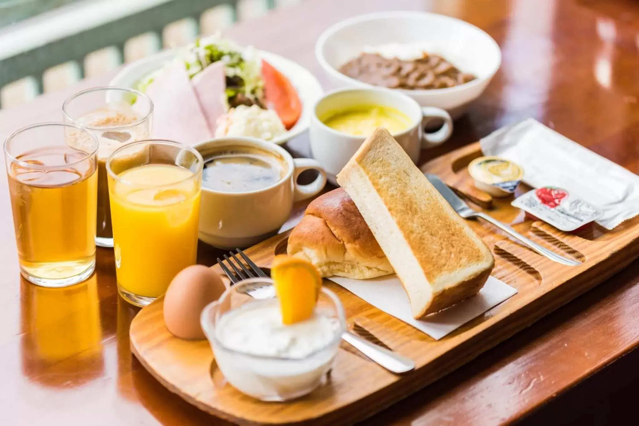 Food and drinks, Breakfast in Hotel Iidaya