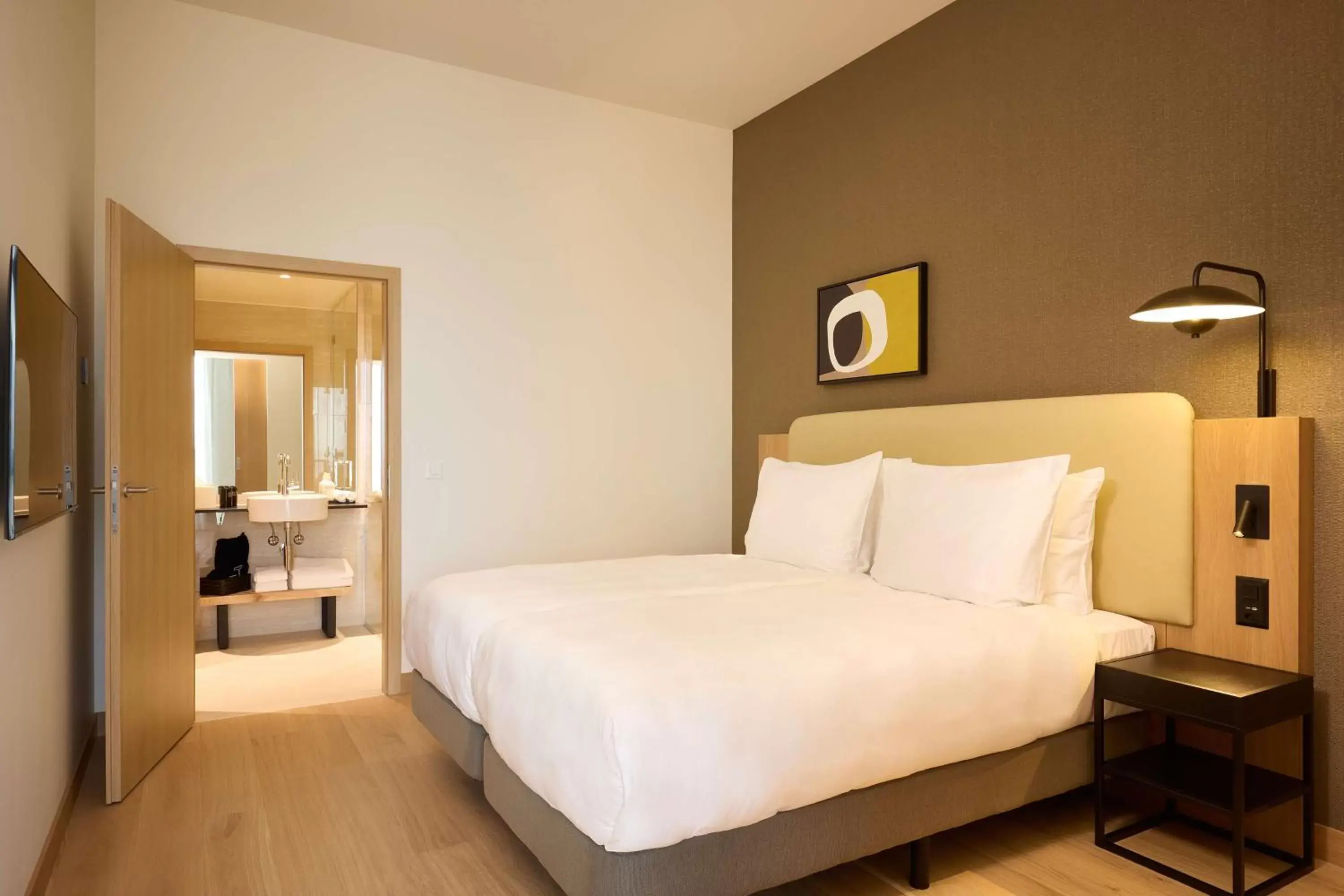 Bedroom, Bed in Adina Apartment Hotel Geneva Bedroom, Bed in Adina Apartment Hotel Geneva