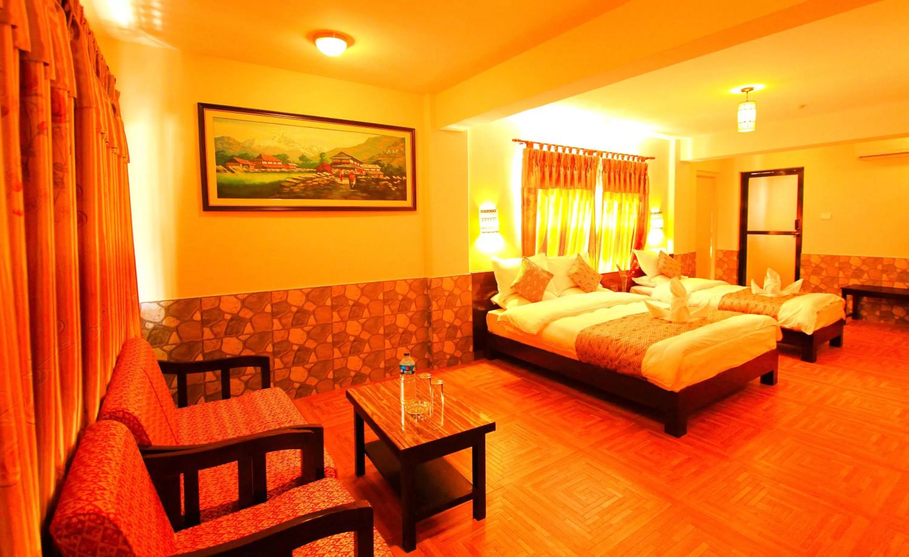 Decorative detail, Bed in Hotel Splendid View