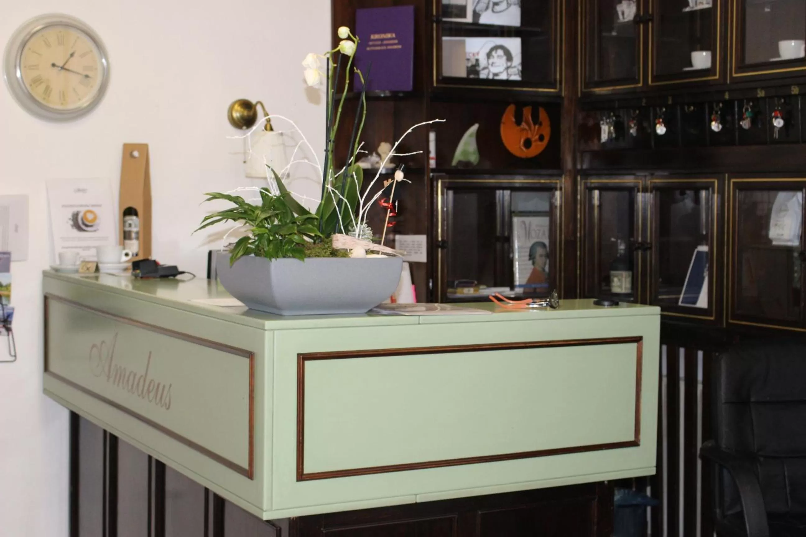 Lobby or reception in Hotel Amadeus
