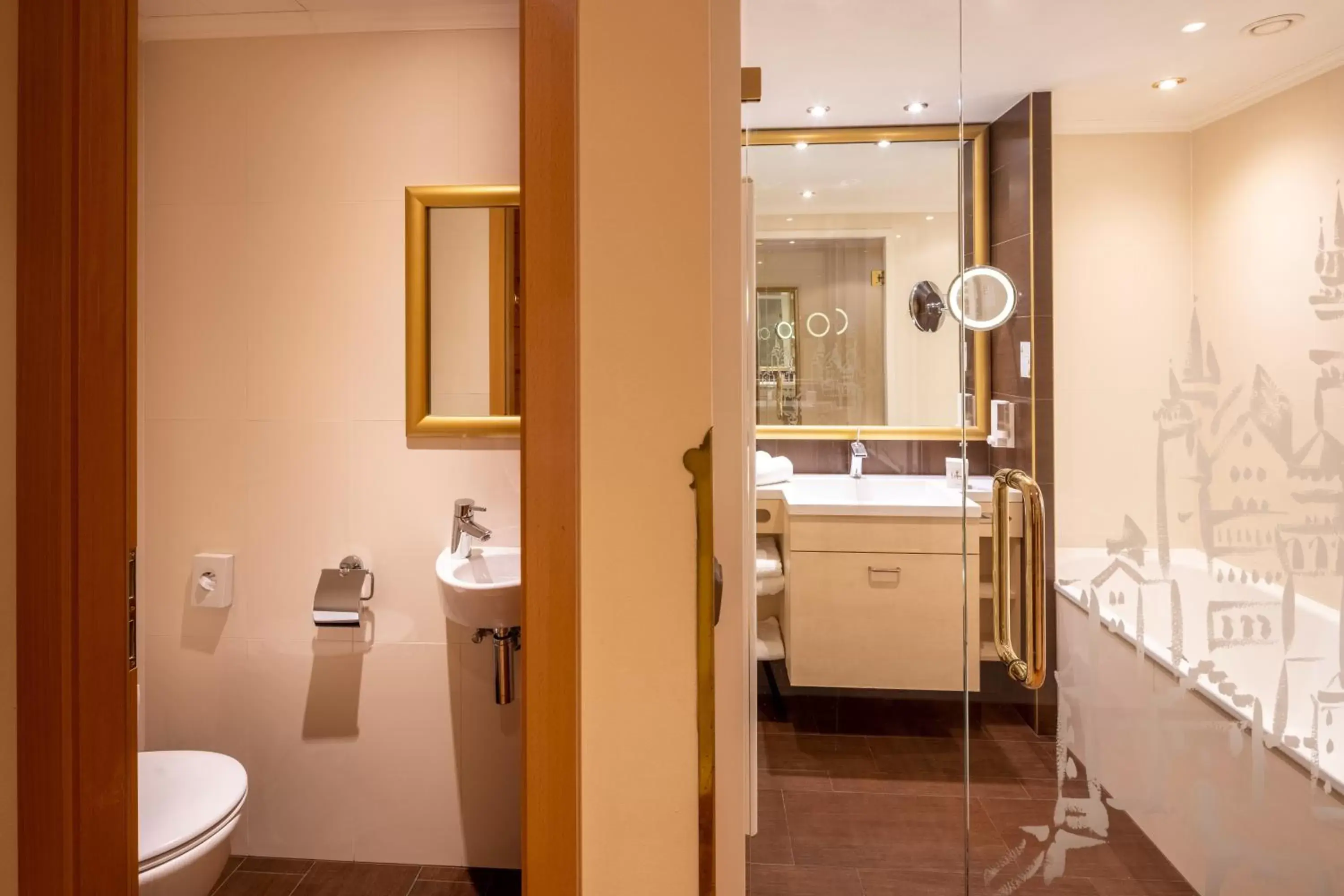 Bathroom in Hotel Schlosskrone