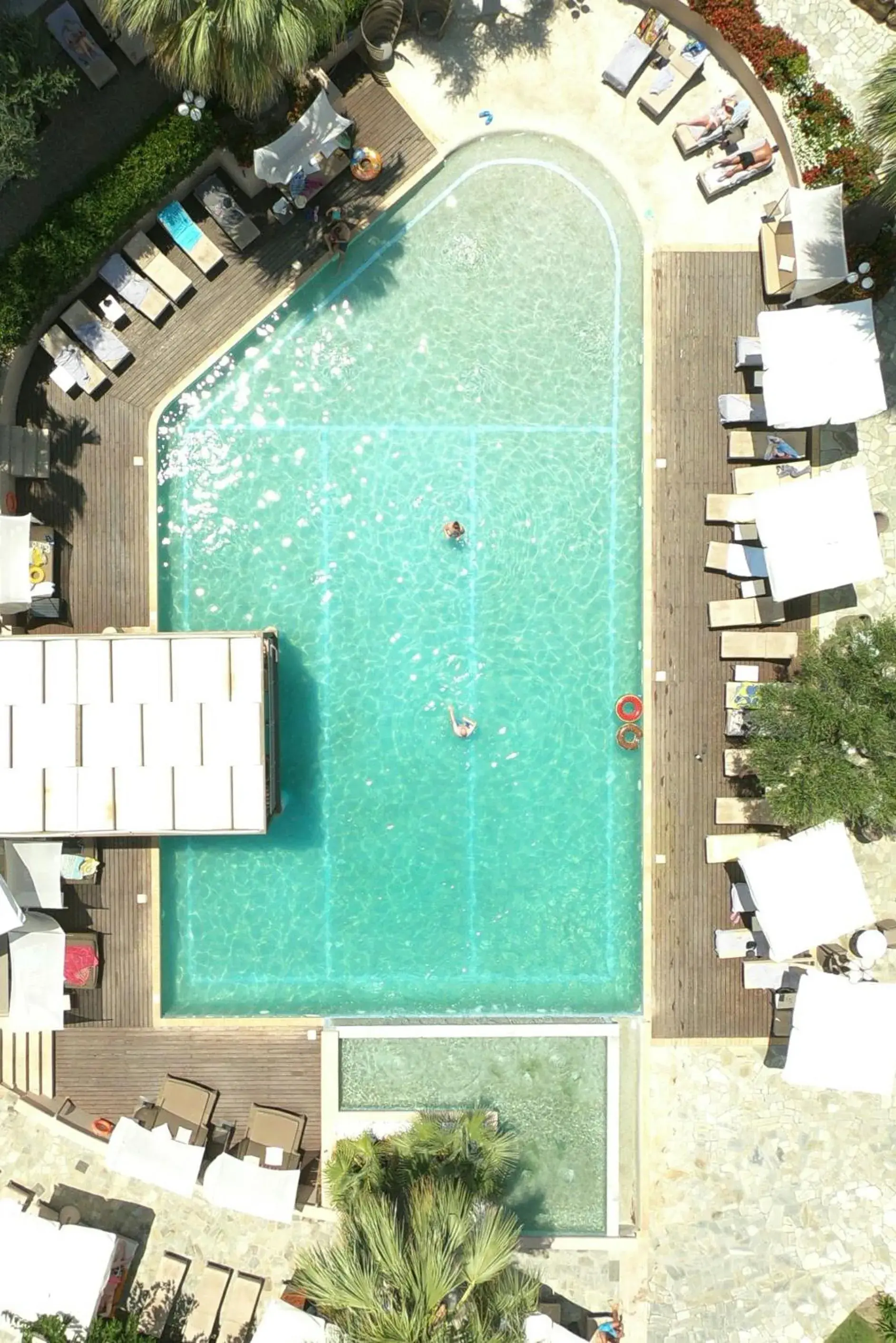 Bird's eye view, Pool View in Flegra Palace