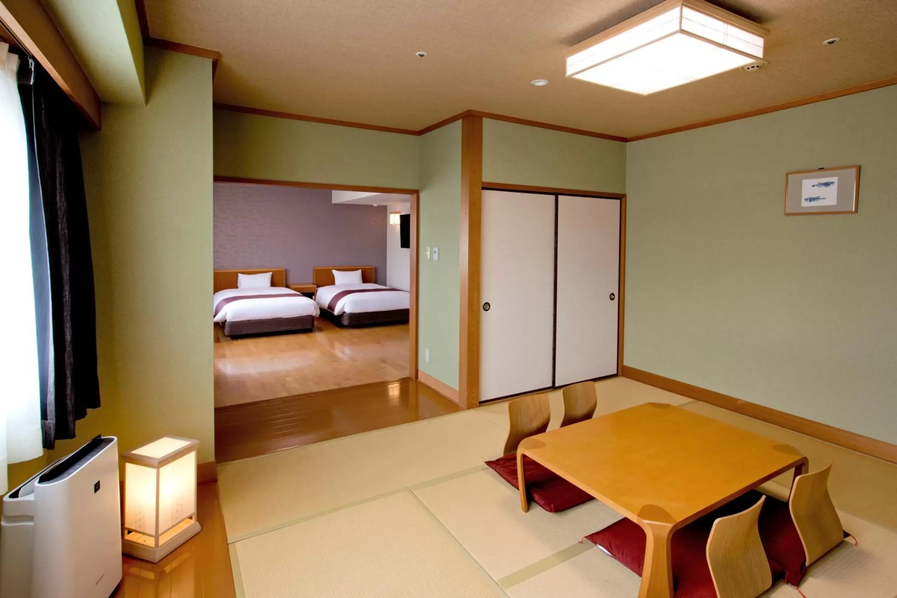 Photo of the whole room, Bed in Natural Hot Spring Yaoji Hakata Hotel Photo of the whole room, Bed in Natural Hot Spring Yaoji Hakata Hotel