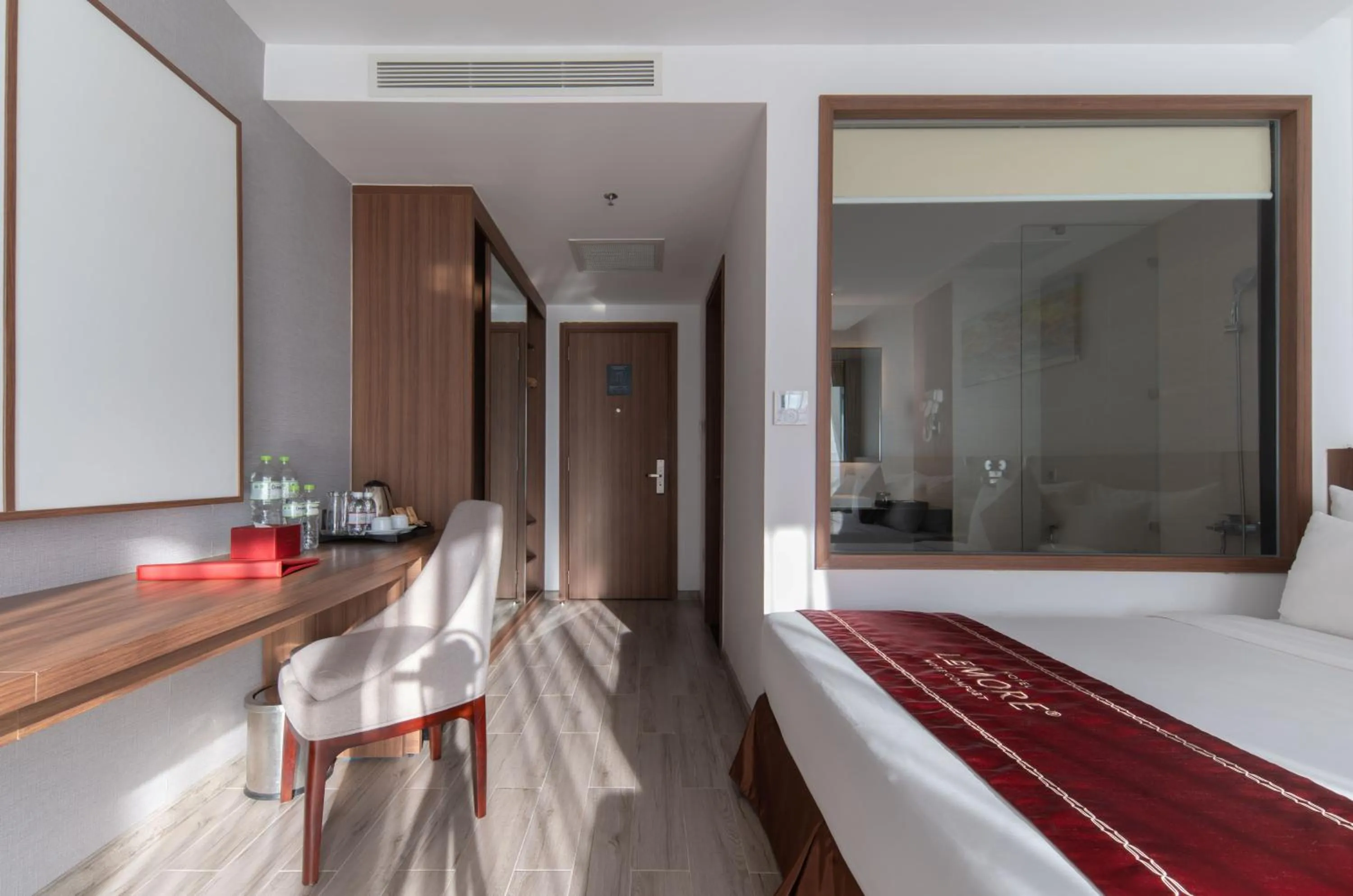 Photo of the whole room, Bed in LeMore Hotel Nha Trang