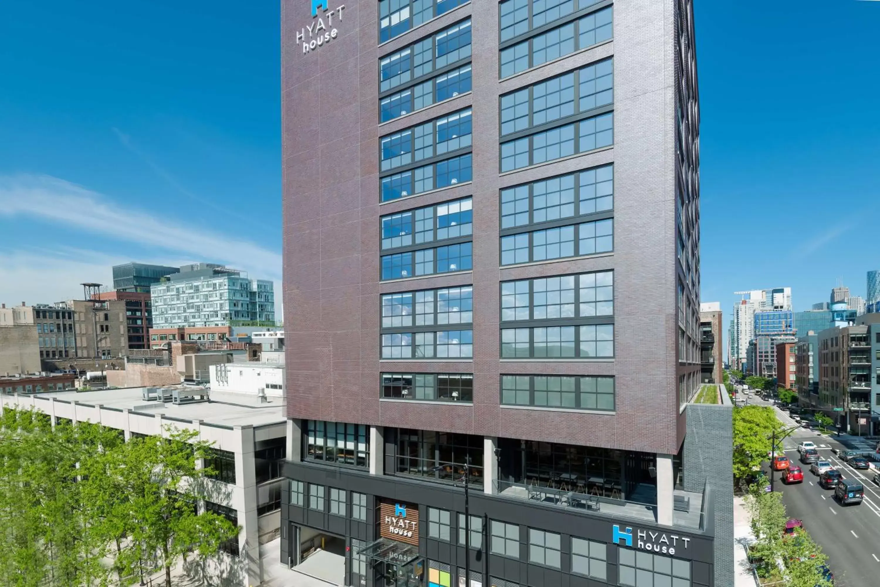 Property building in Hyatt House Chicago West Loop-Fulton Market Property building in Hyatt House Chicago West Loop-Fulton Market