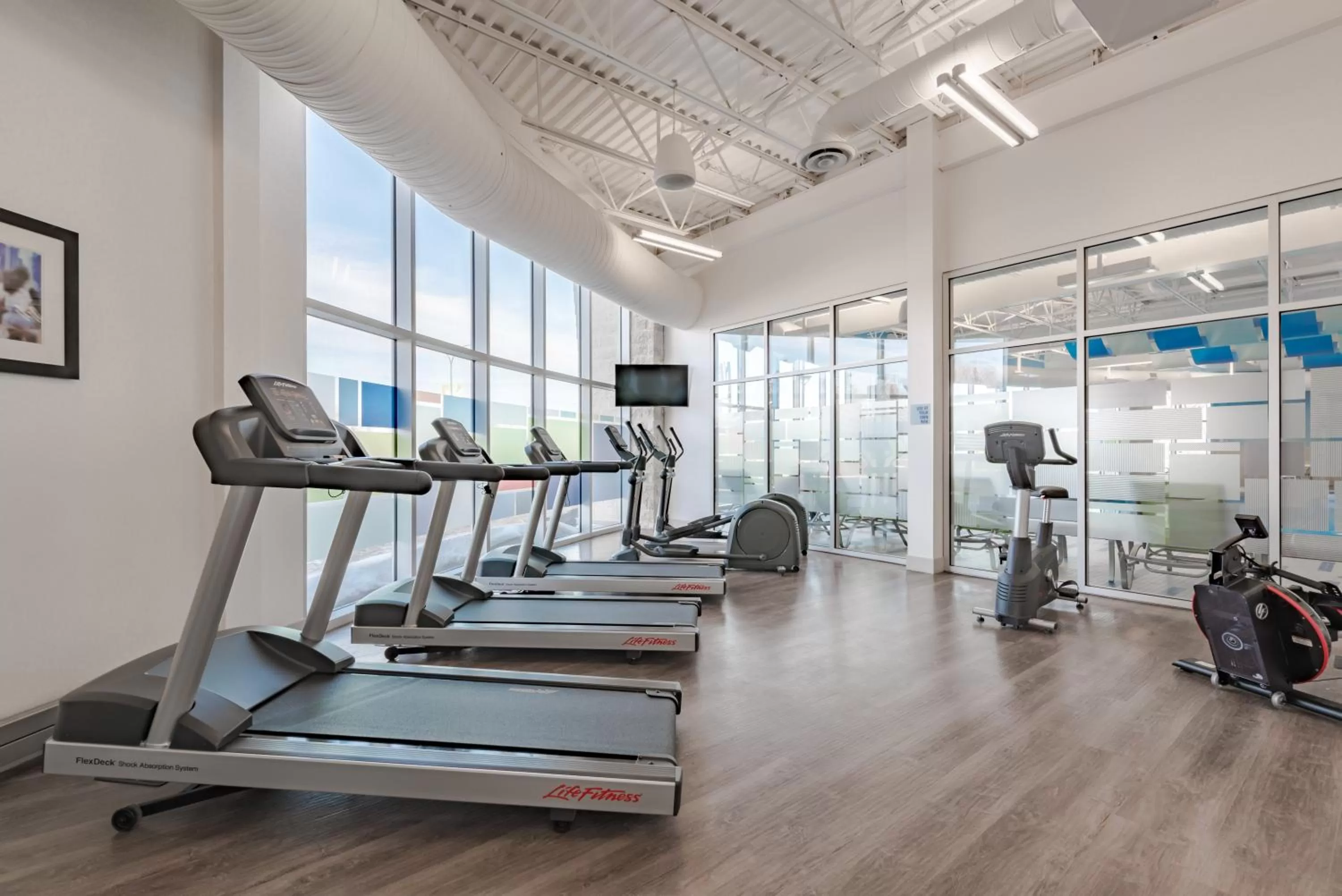 Fitness centre/facilities in Holiday Inn Express & Suites - Saskatoon East - University by IHG