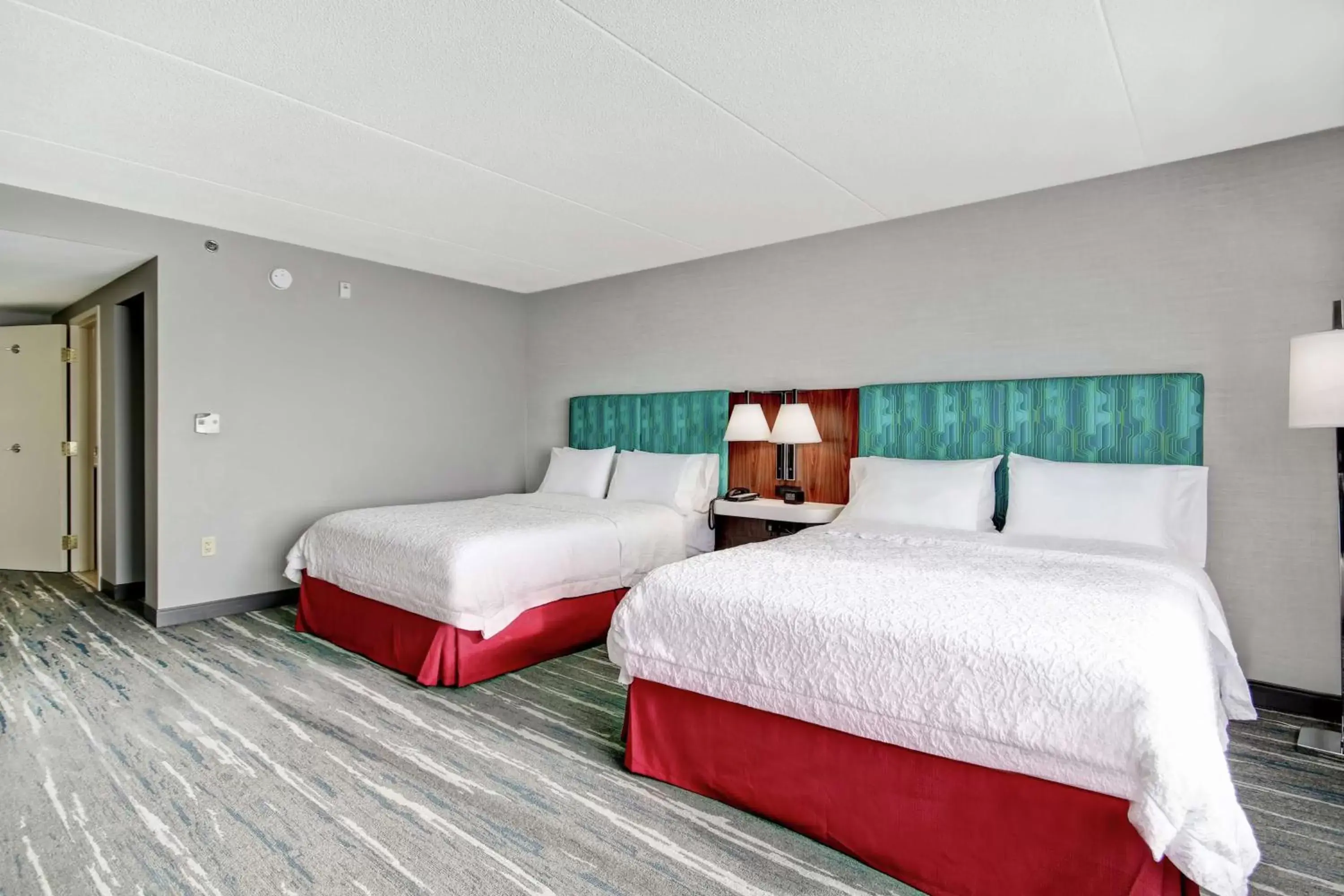Photo of the whole room, Bed in Hampton Inn By Hilton & Suites Guelph, Ontario, Canada