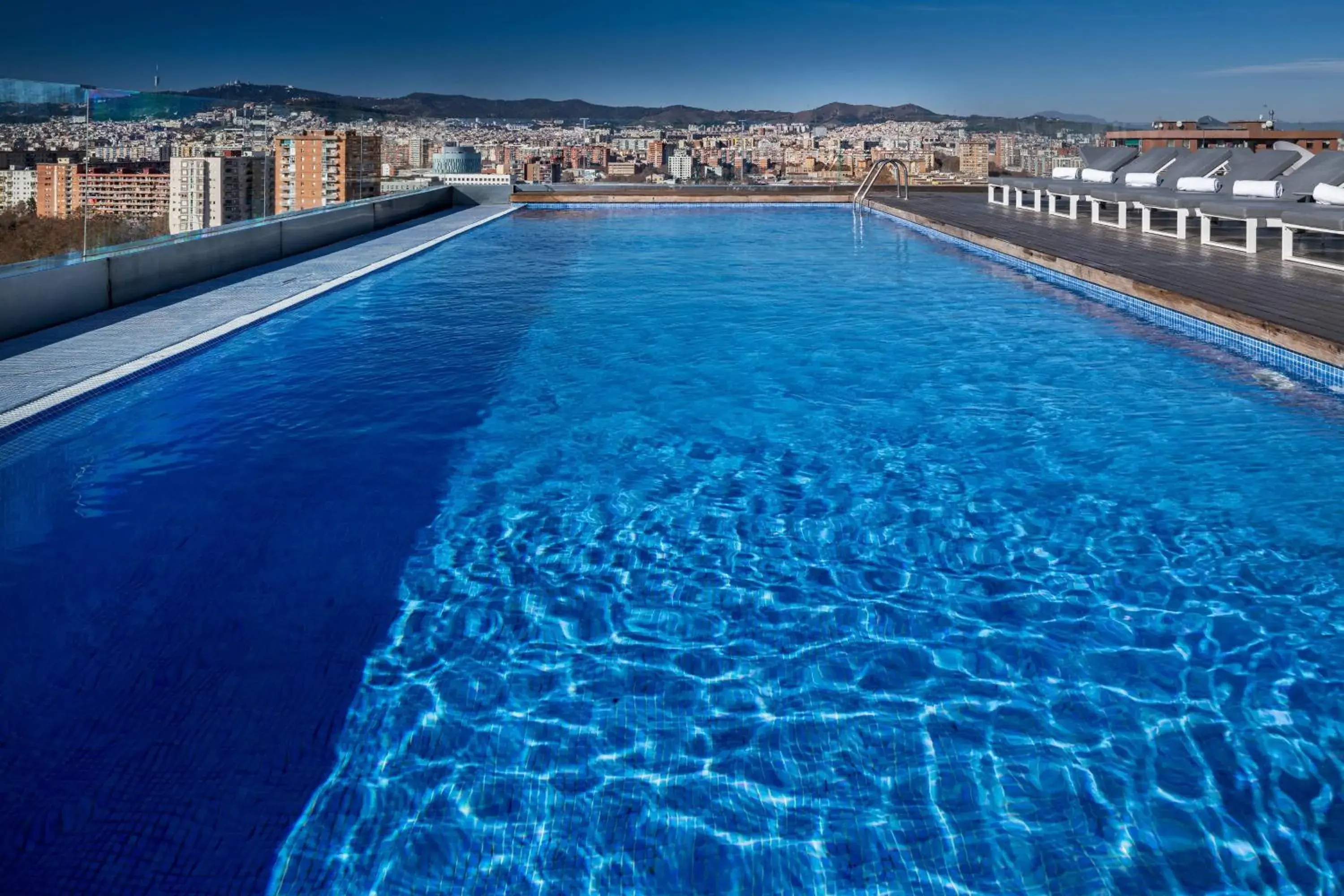 Swimming Pool in AC Hotel Barcelona Fórum by Marriott