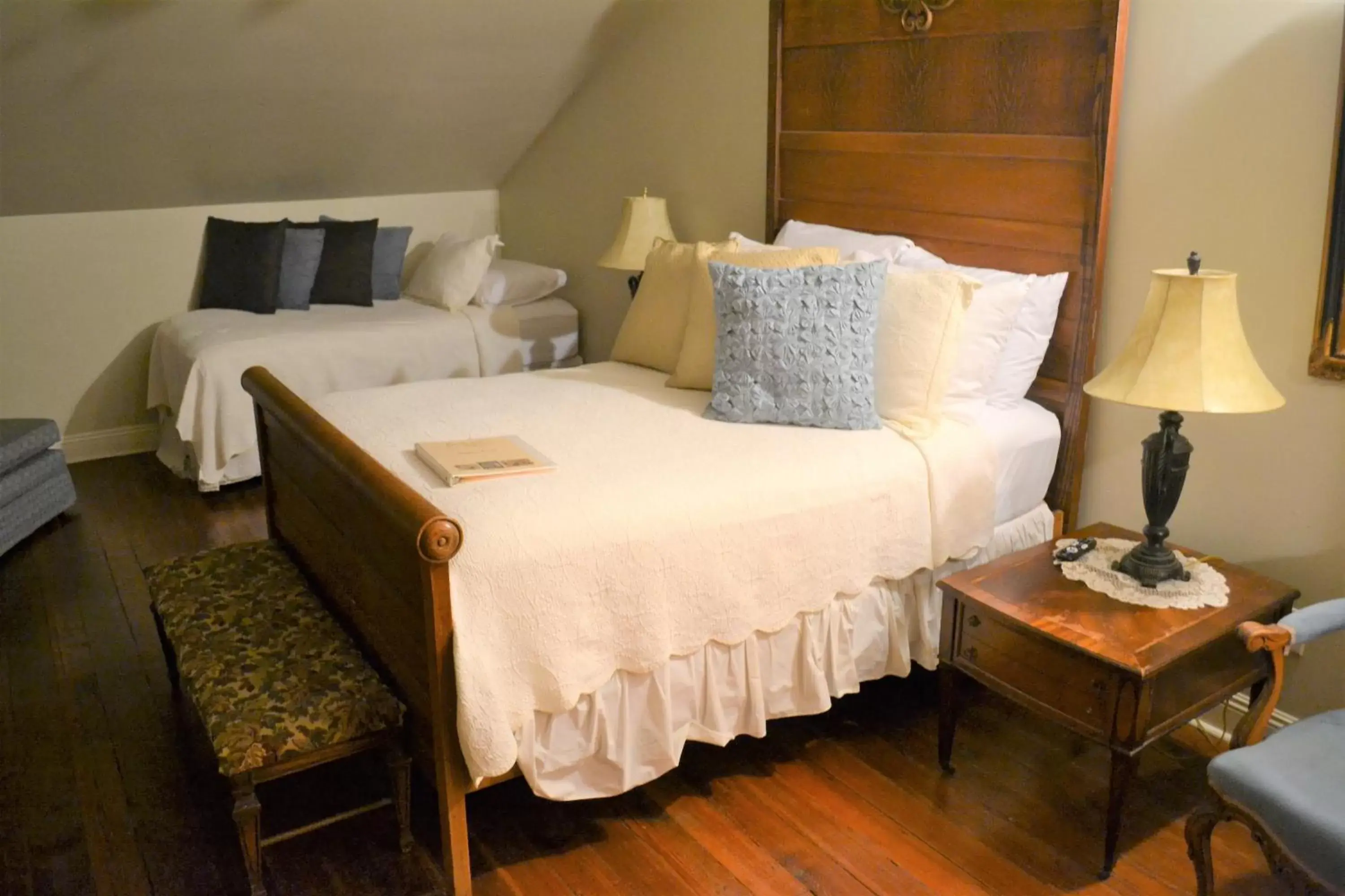 Photo of the whole room, Bed in Edgar Degas House Historic Home and Museum