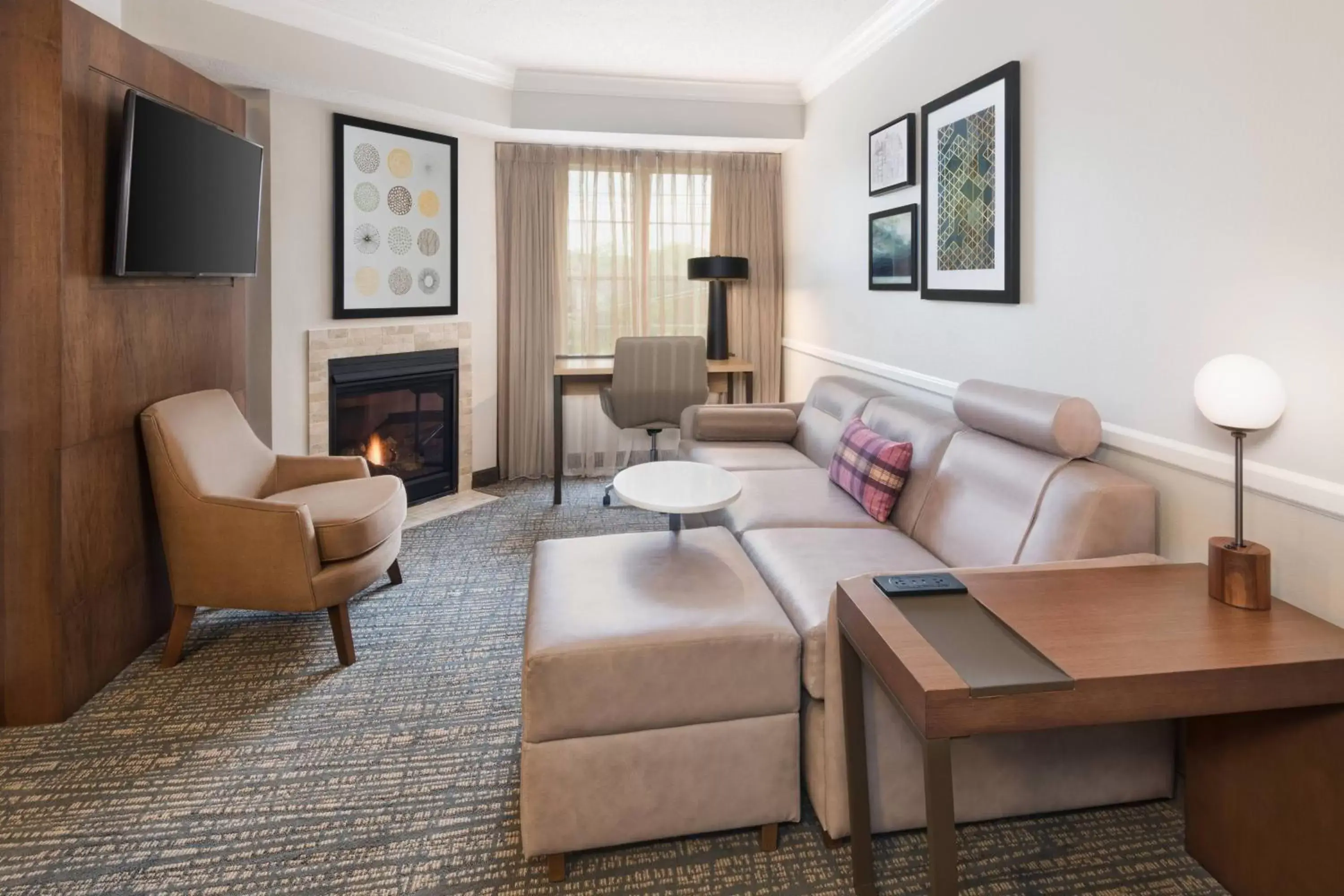 Living room, Seating Area in Residence Inn by Marriott State College