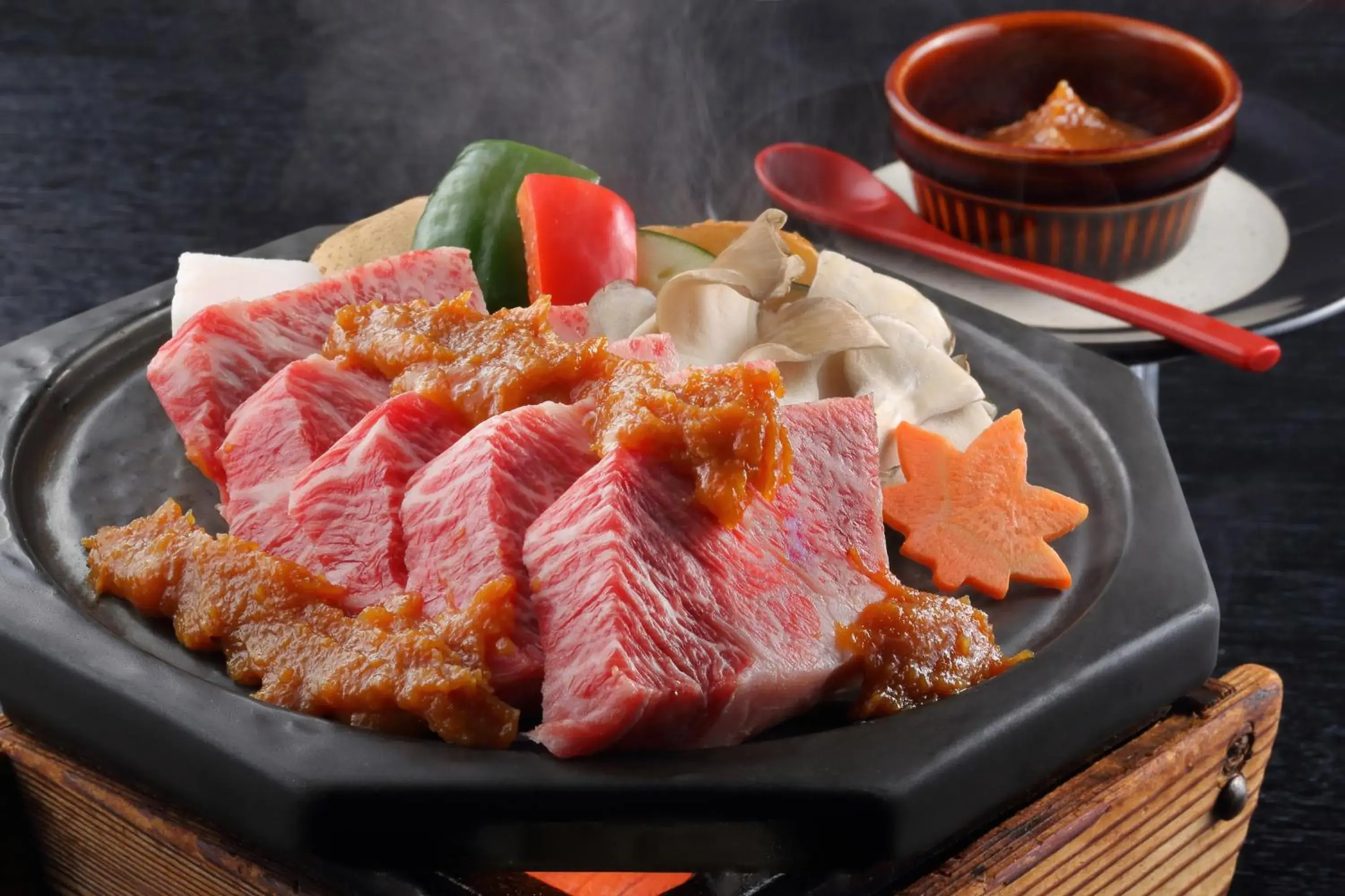 Food close-up in Oomiya Ryokan