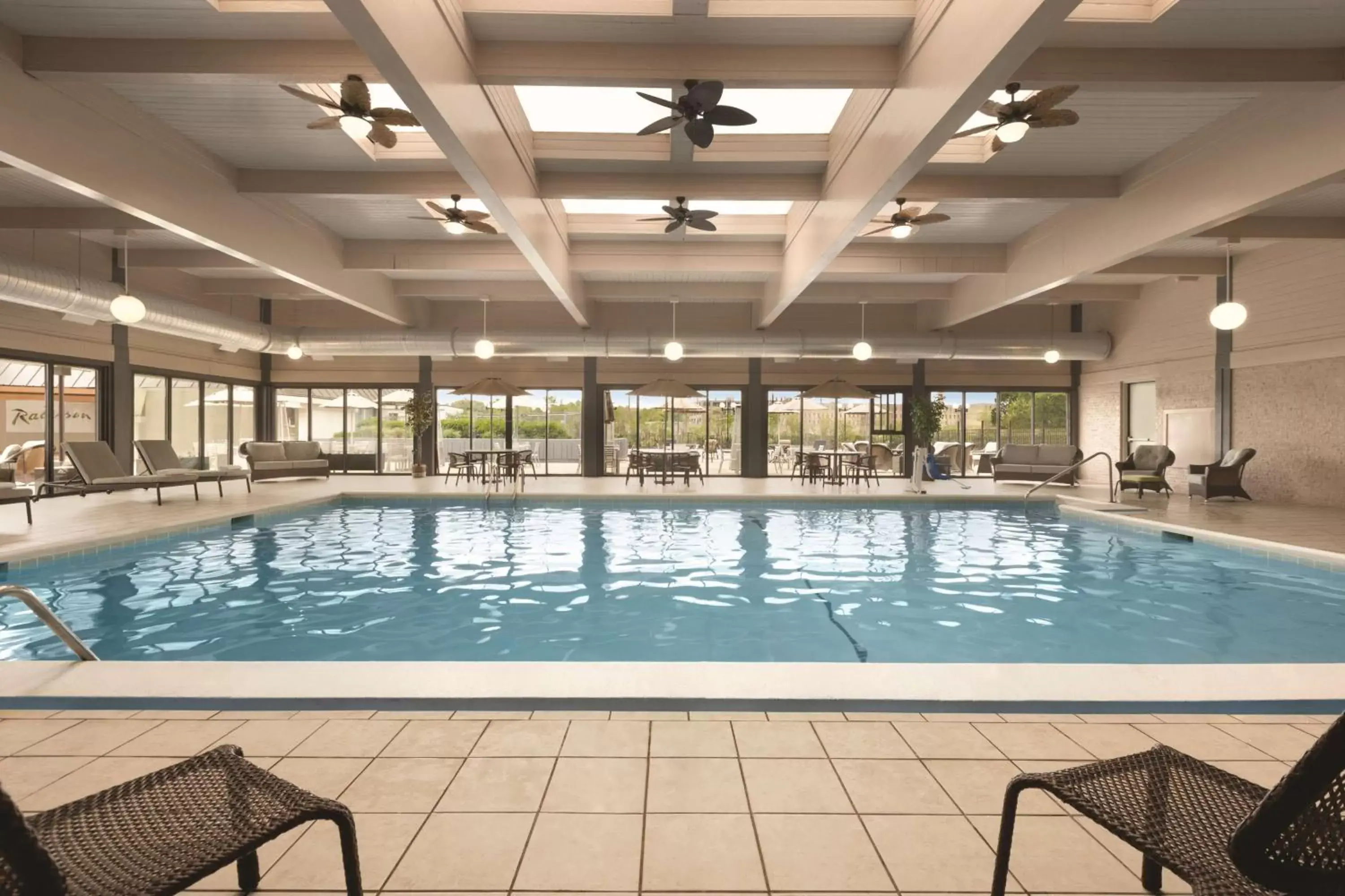 Activities, Swimming Pool in Radisson Hotel Grand Rapids Riverfront