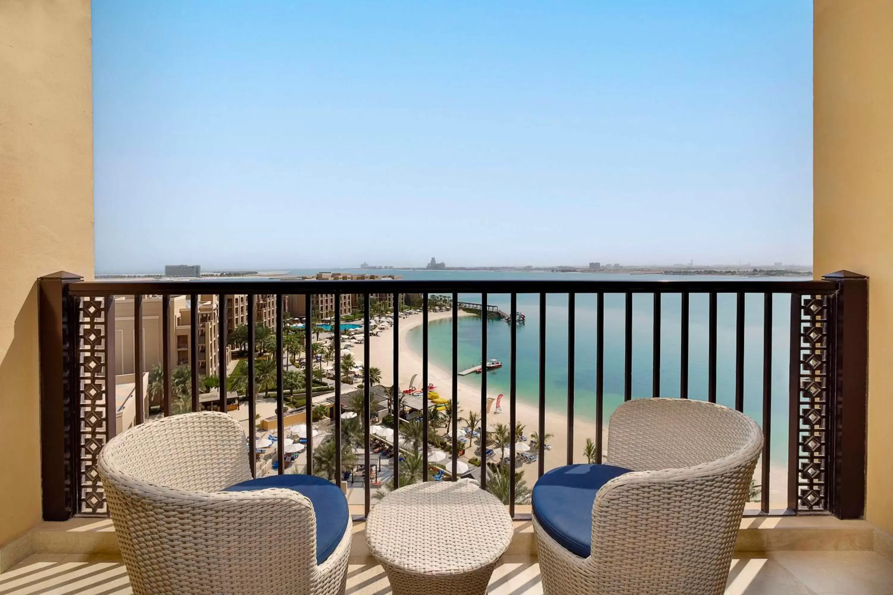 View (from property/room), Balcony/Terrace in DoubleTree by Hilton Resort & Spa Marjan Island