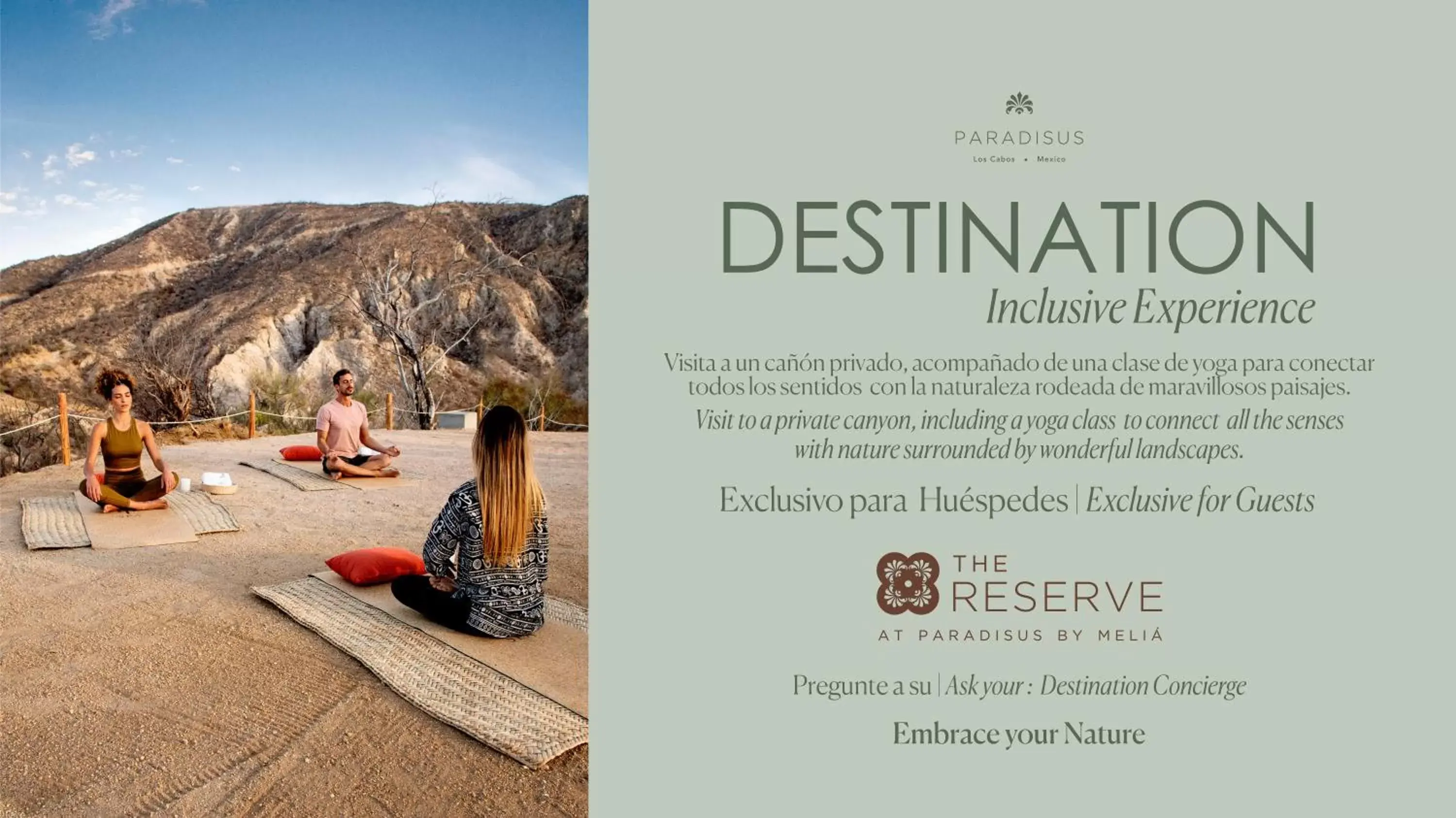 Activities in Paradisus Los Cabos All Inclusive