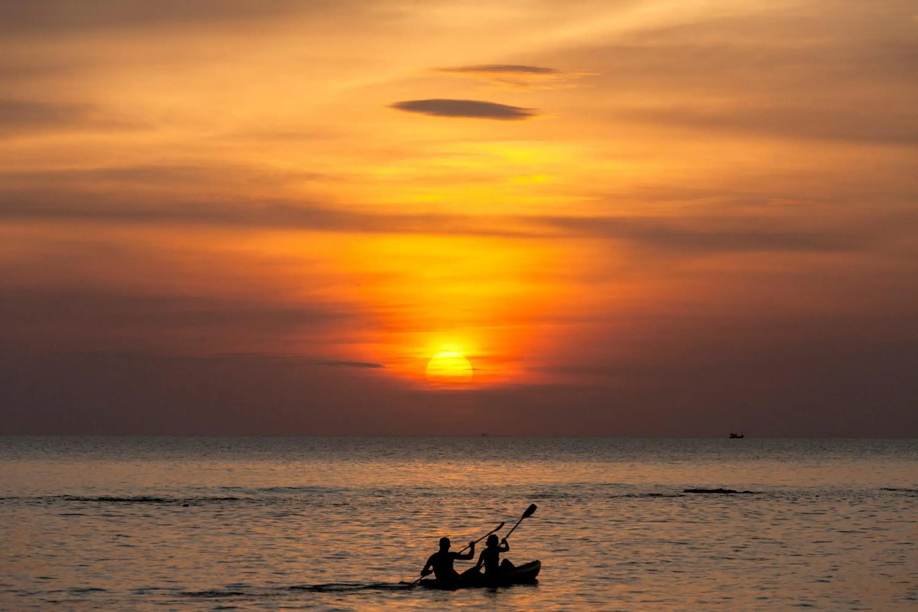 Sunset, Sunrise/Sunset in Coco Palm Beach Resort & Spa