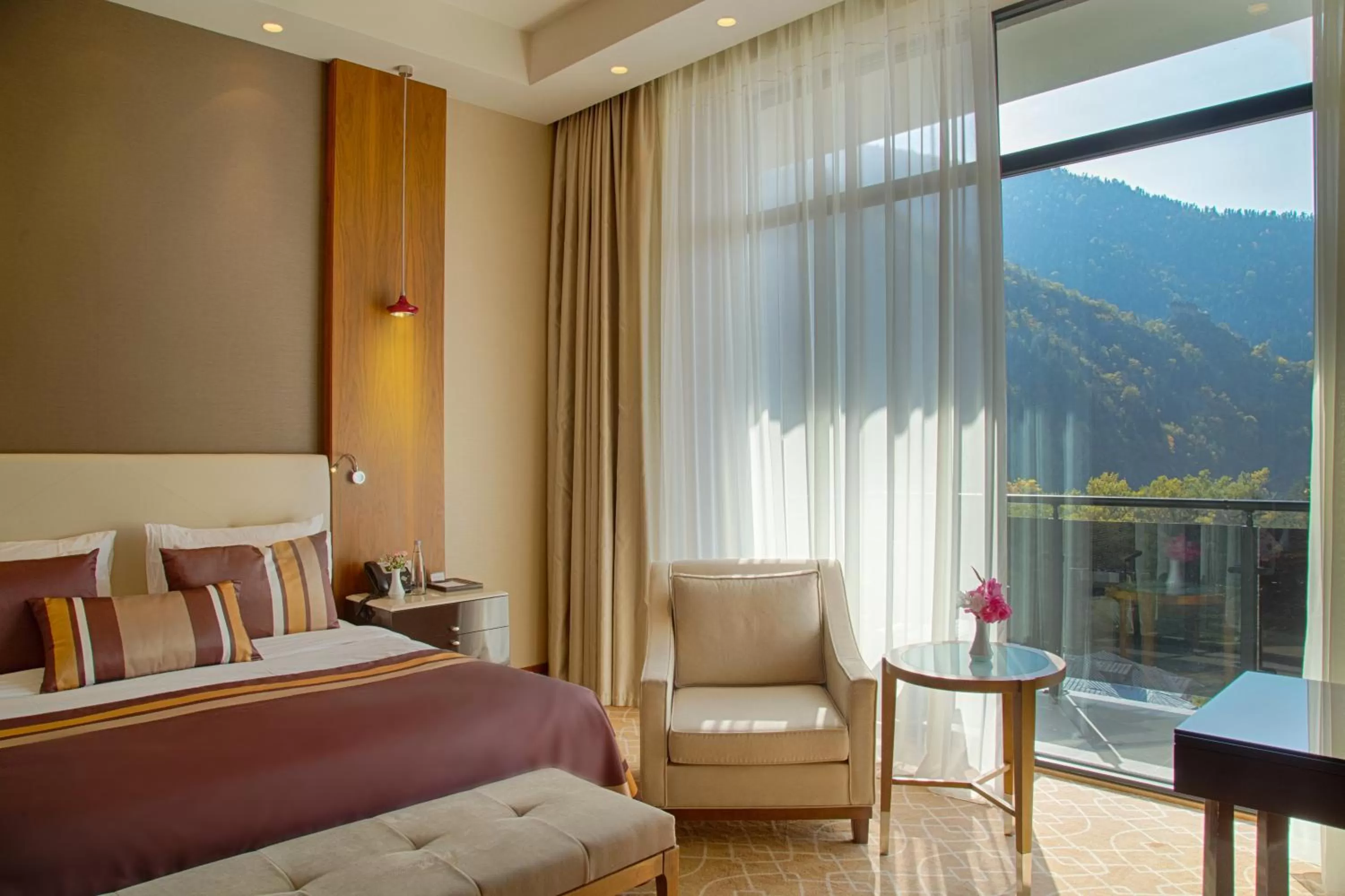 Bedroom, Bed in Borjomi Likani Health & Spa Centre