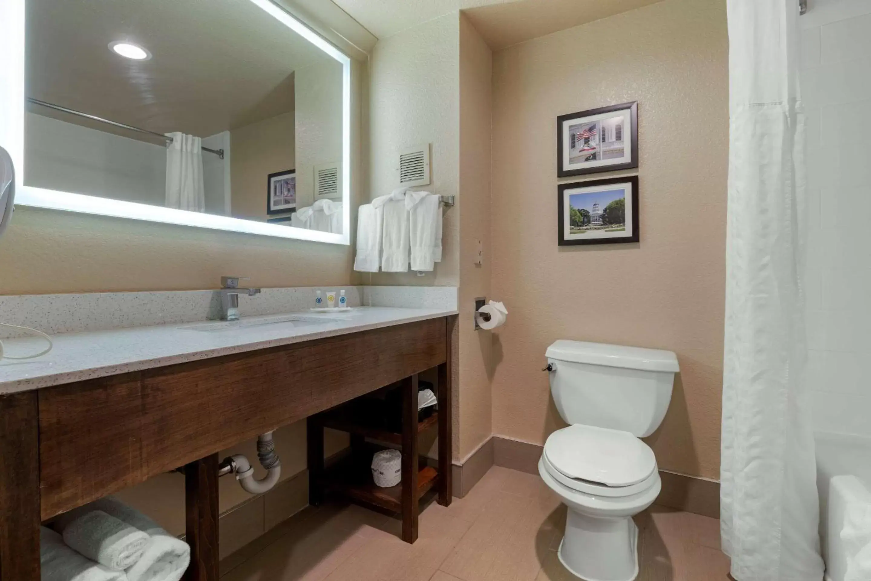 Photo of the whole room, Bathroom in Comfort Suites Downtown Sacramento