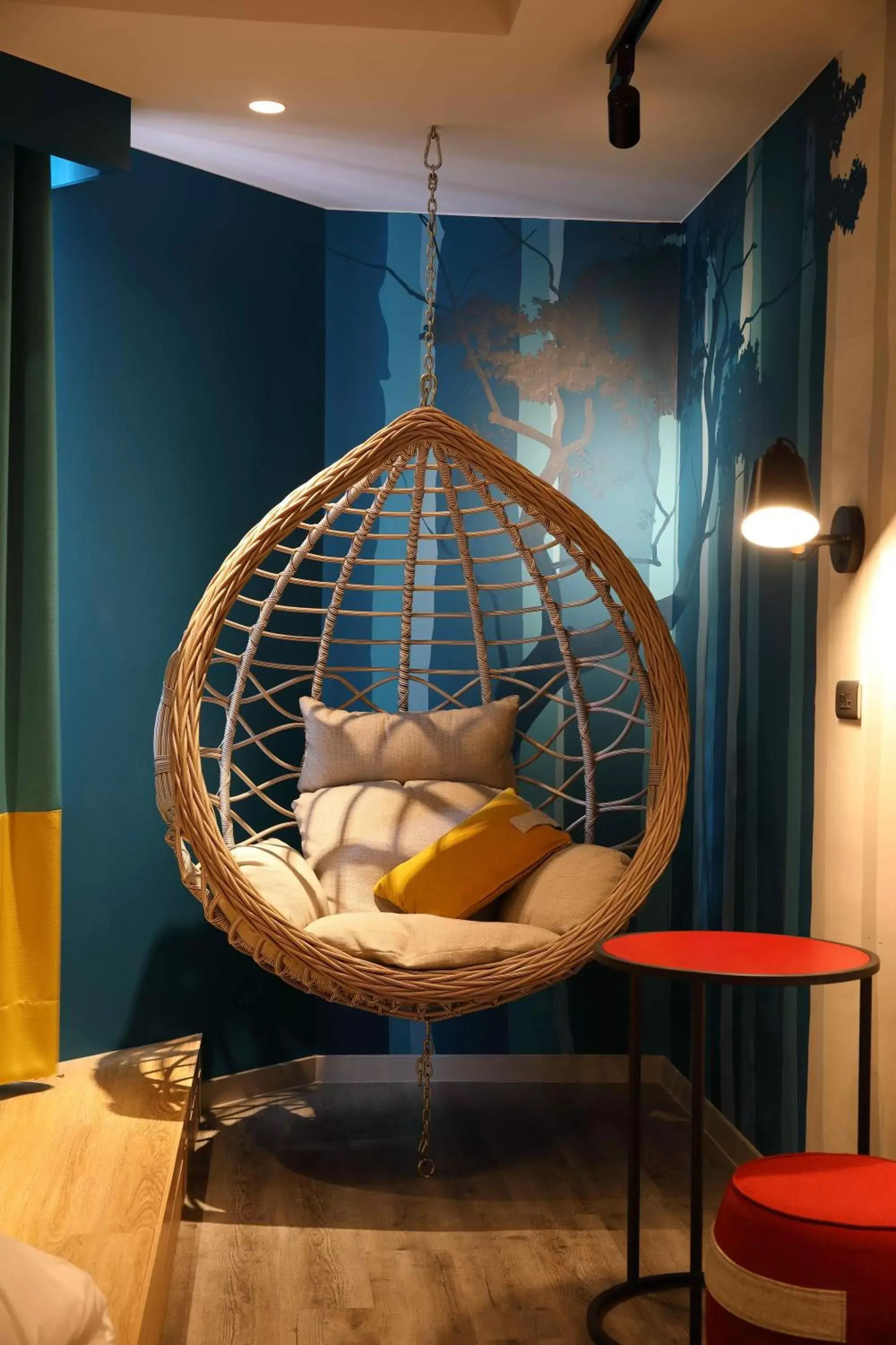 Seating area, Bed in OLAH Poshtel - Hualien Zhongfu Seating area, Bed in OLAH Poshtel - Hualien Zhongfu