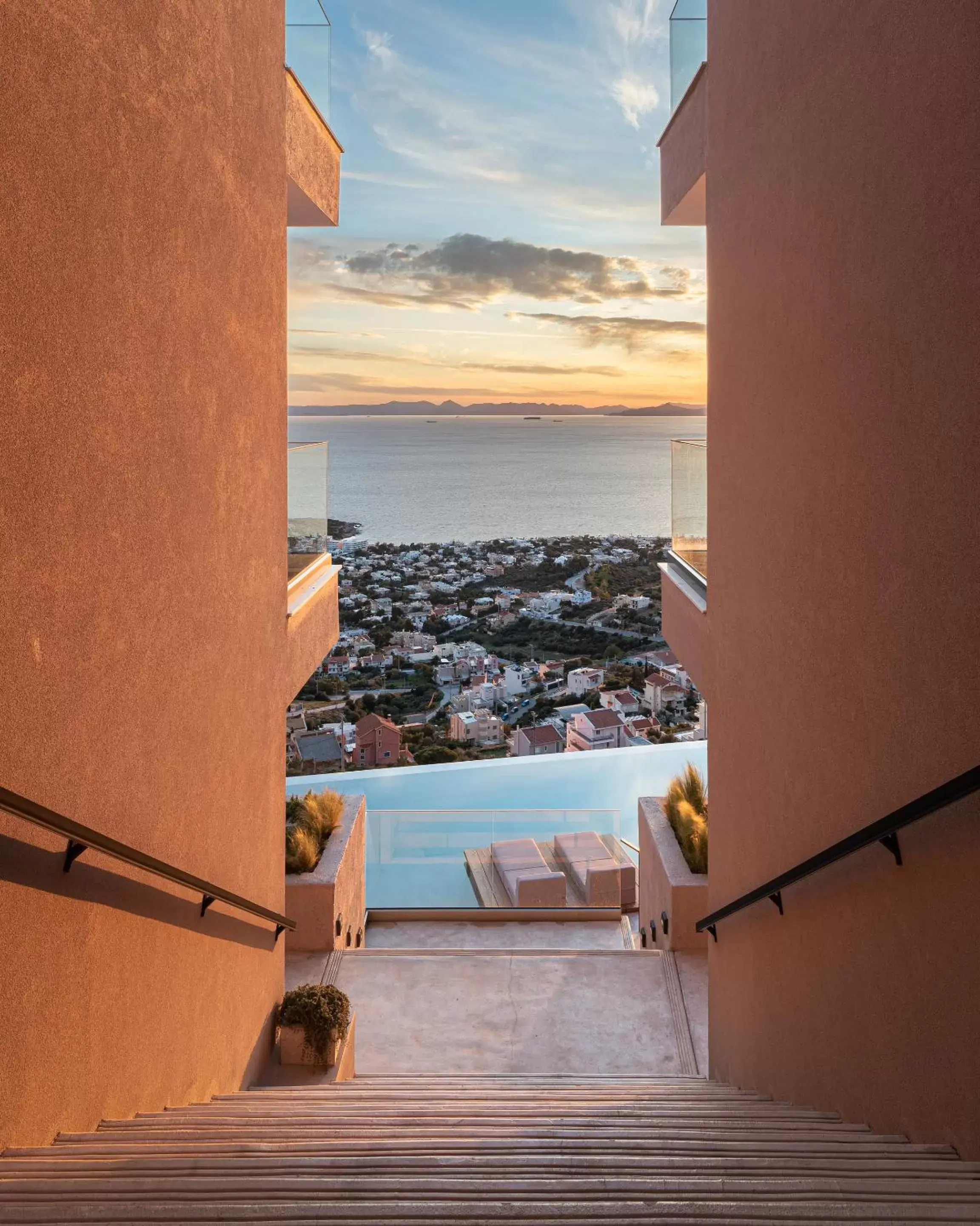 View (from property/room), Pool View in Saronida Hills