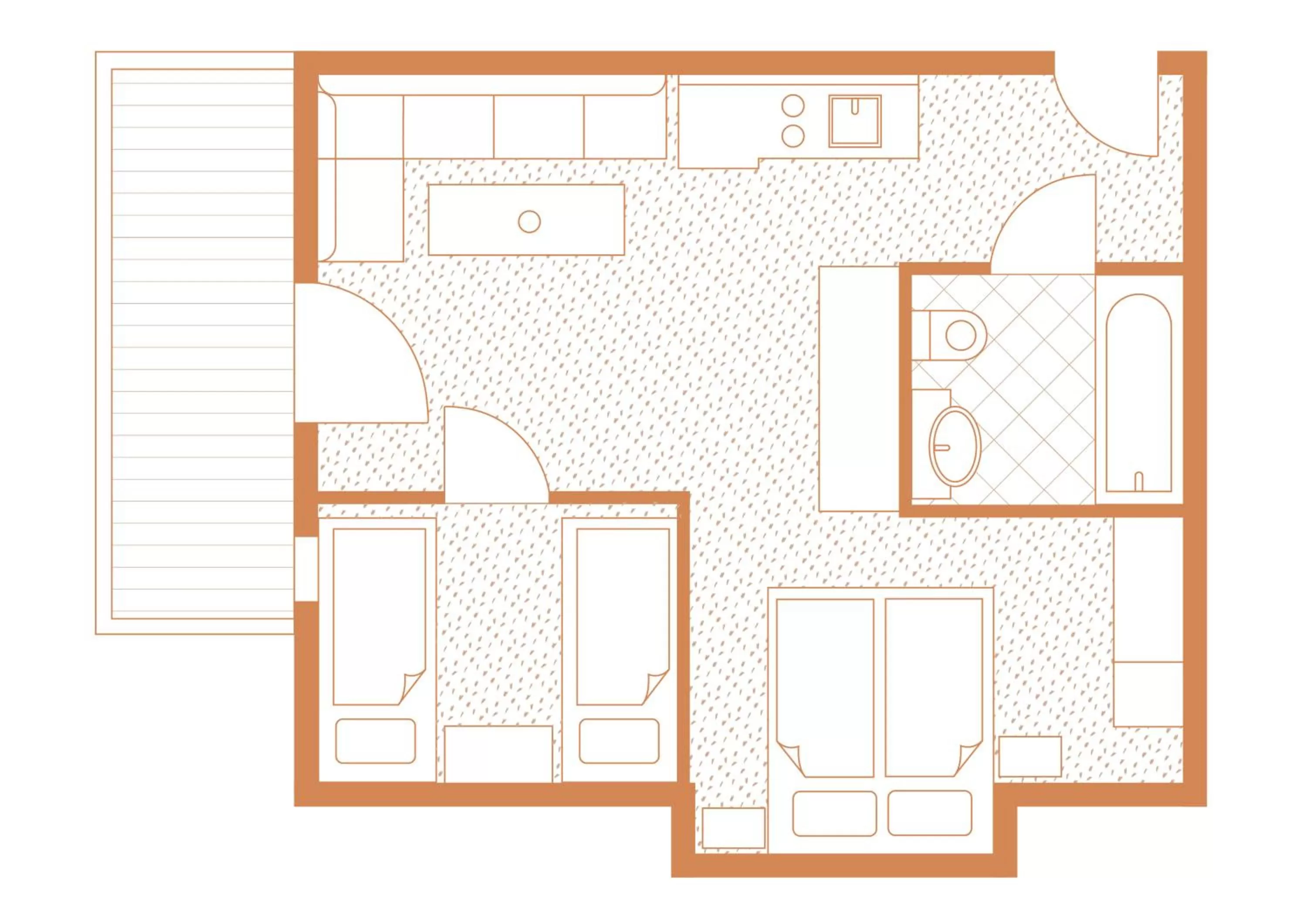 Floor plan in Appartements KATHRIN