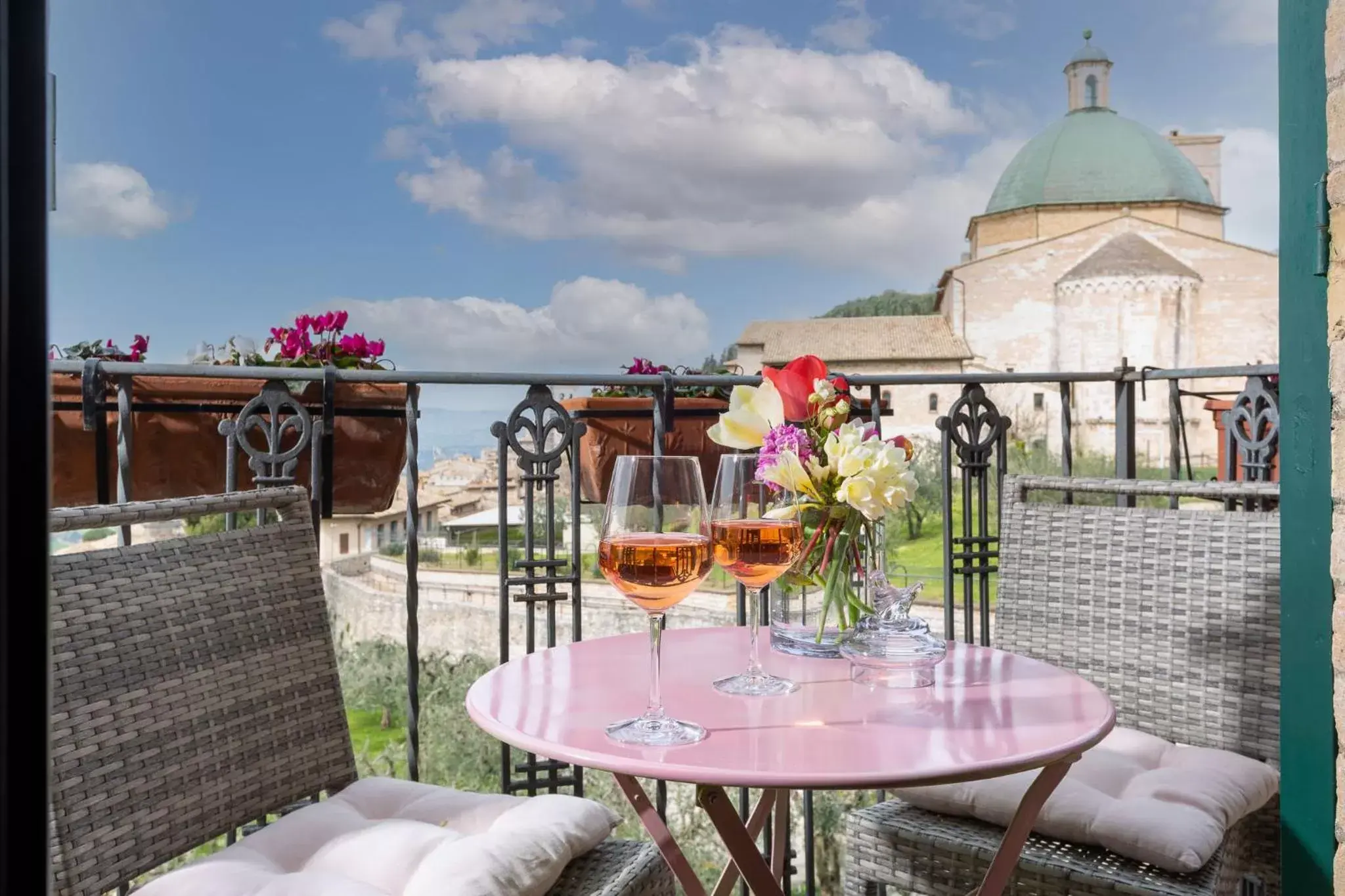 Balcony/Terrace in Hotel Ideale