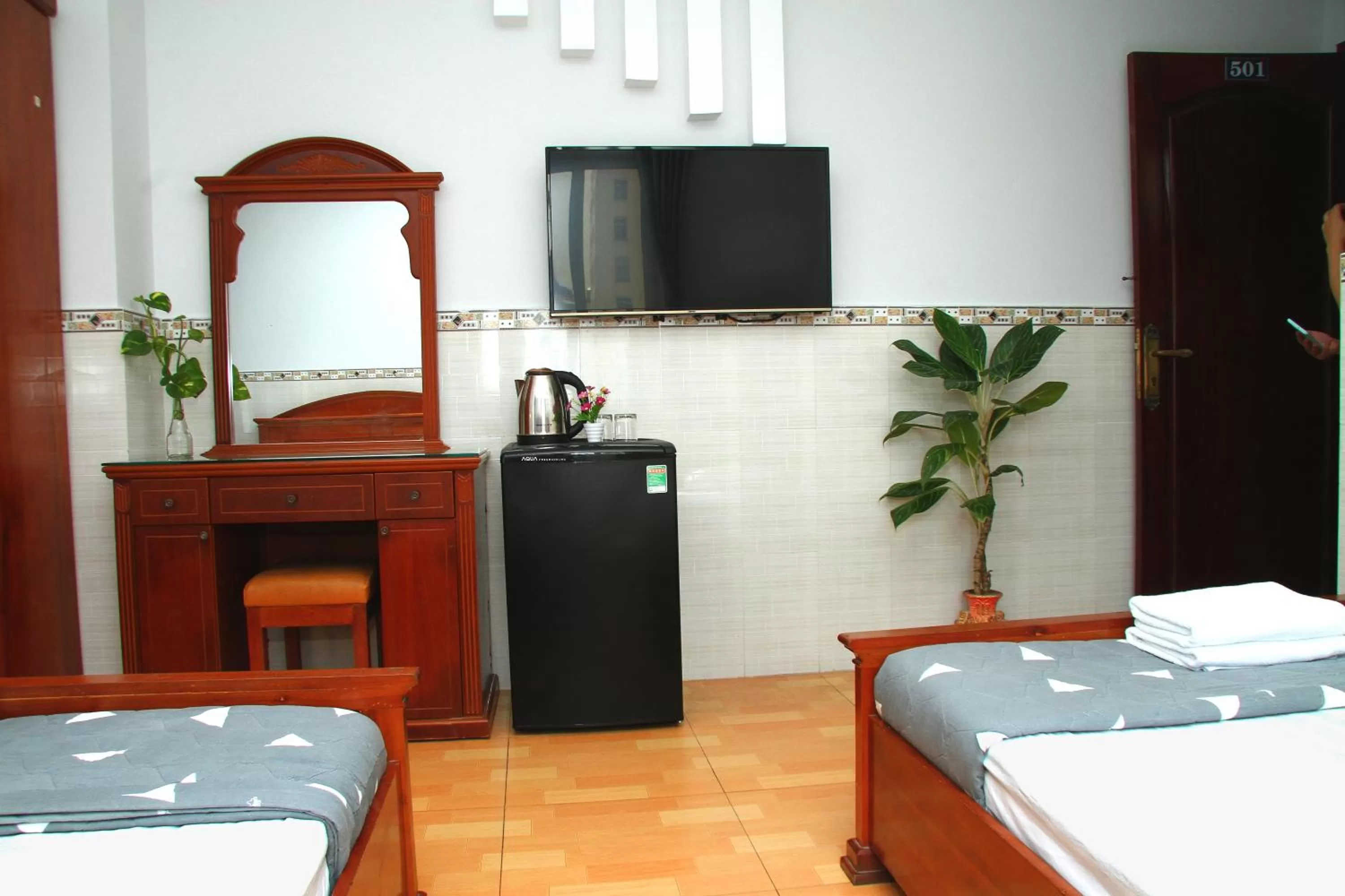 Bed in HOTEL NGUYEN ANH