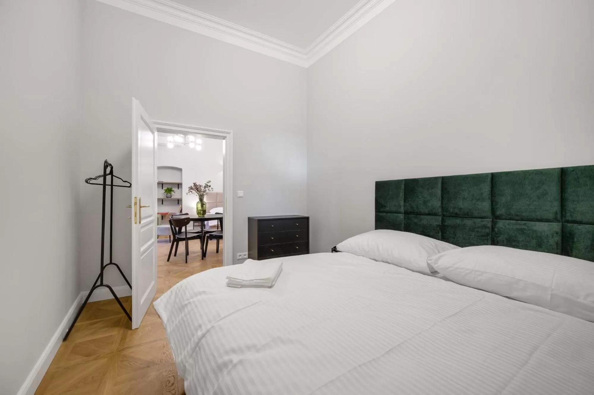 Bed in Palace Apartments