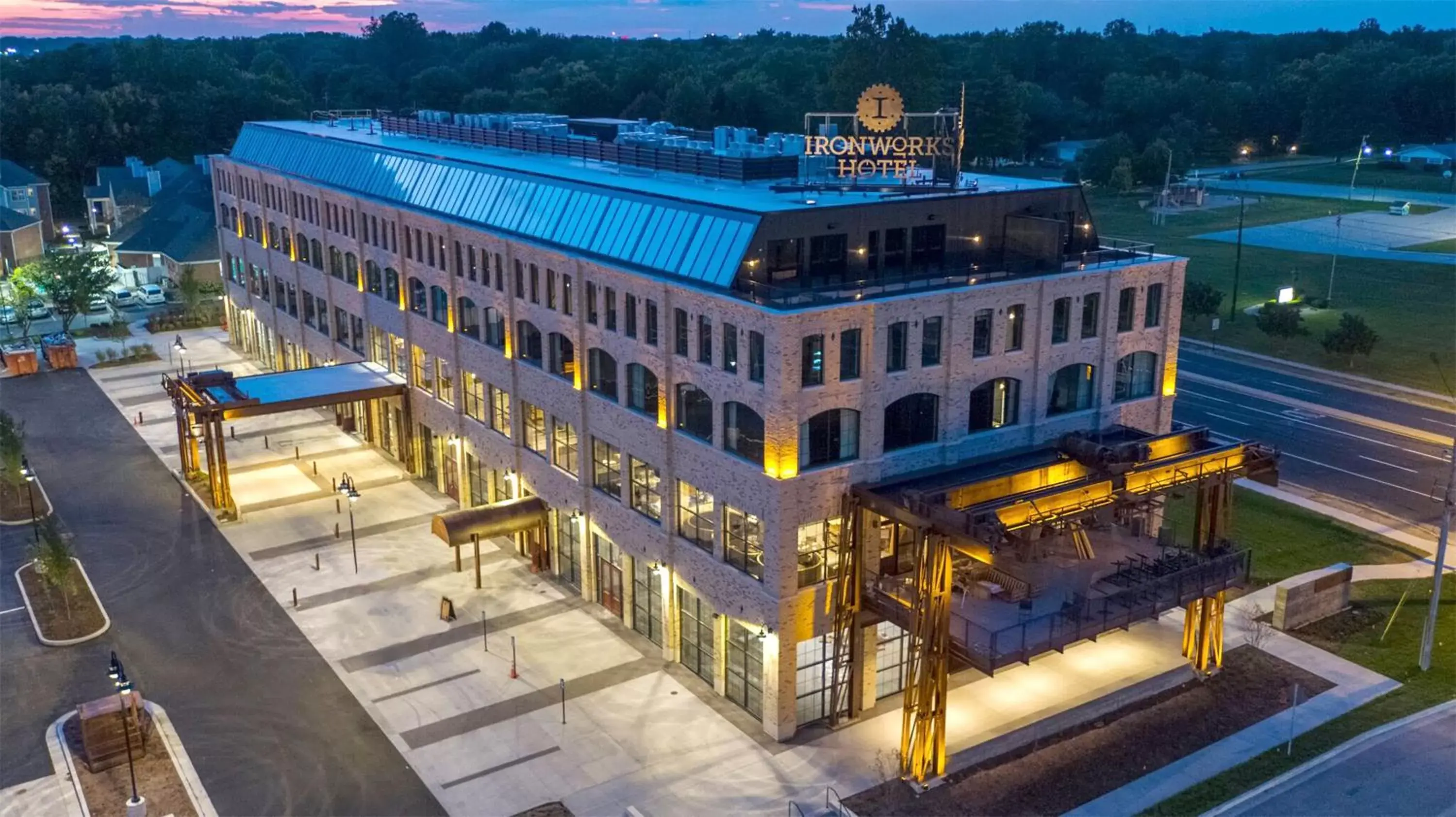 Bird's-eye View in Ironworks Hotel Indy