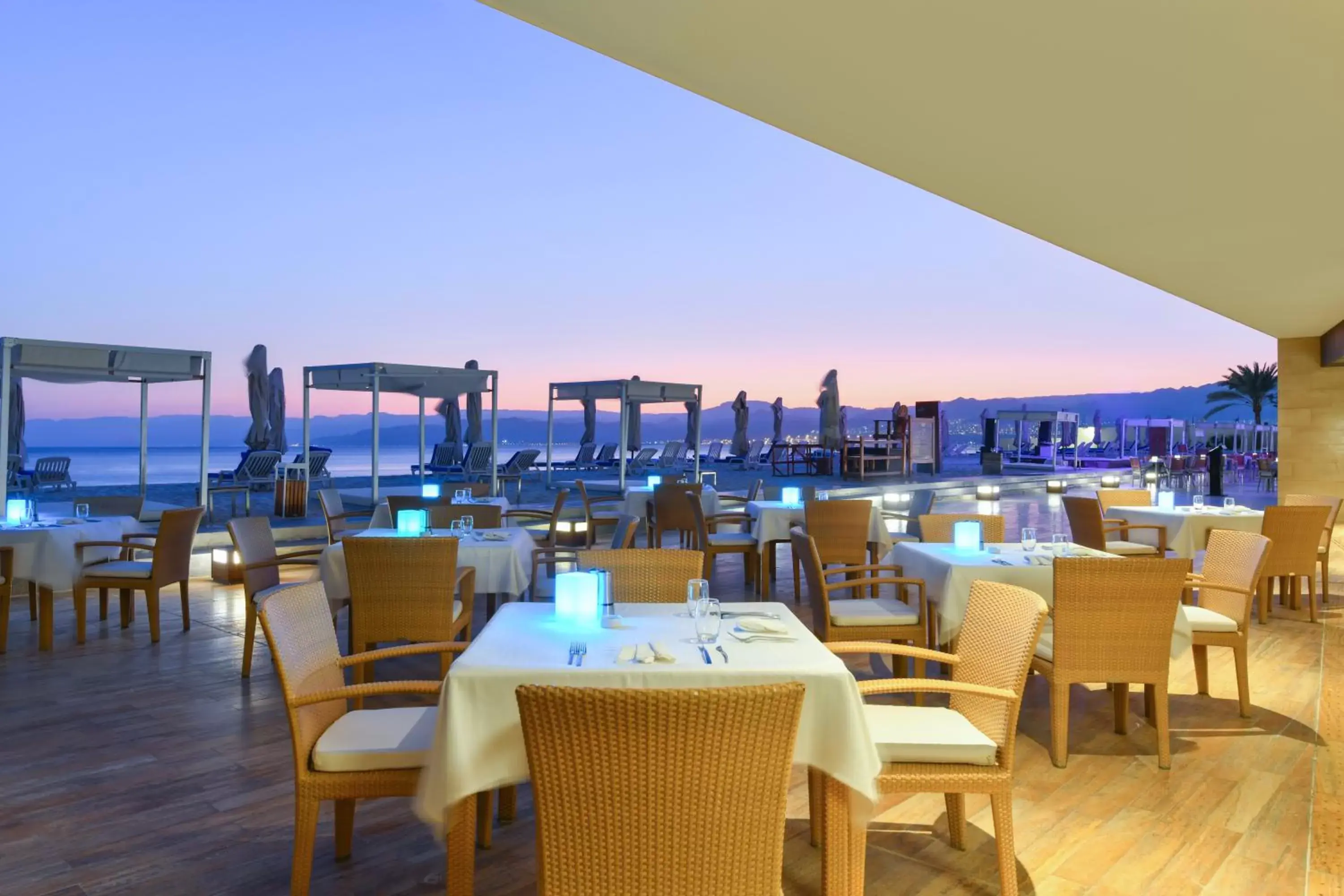 Patio, Restaurant/Places to Eat in Kempinski Hotel Aqaba