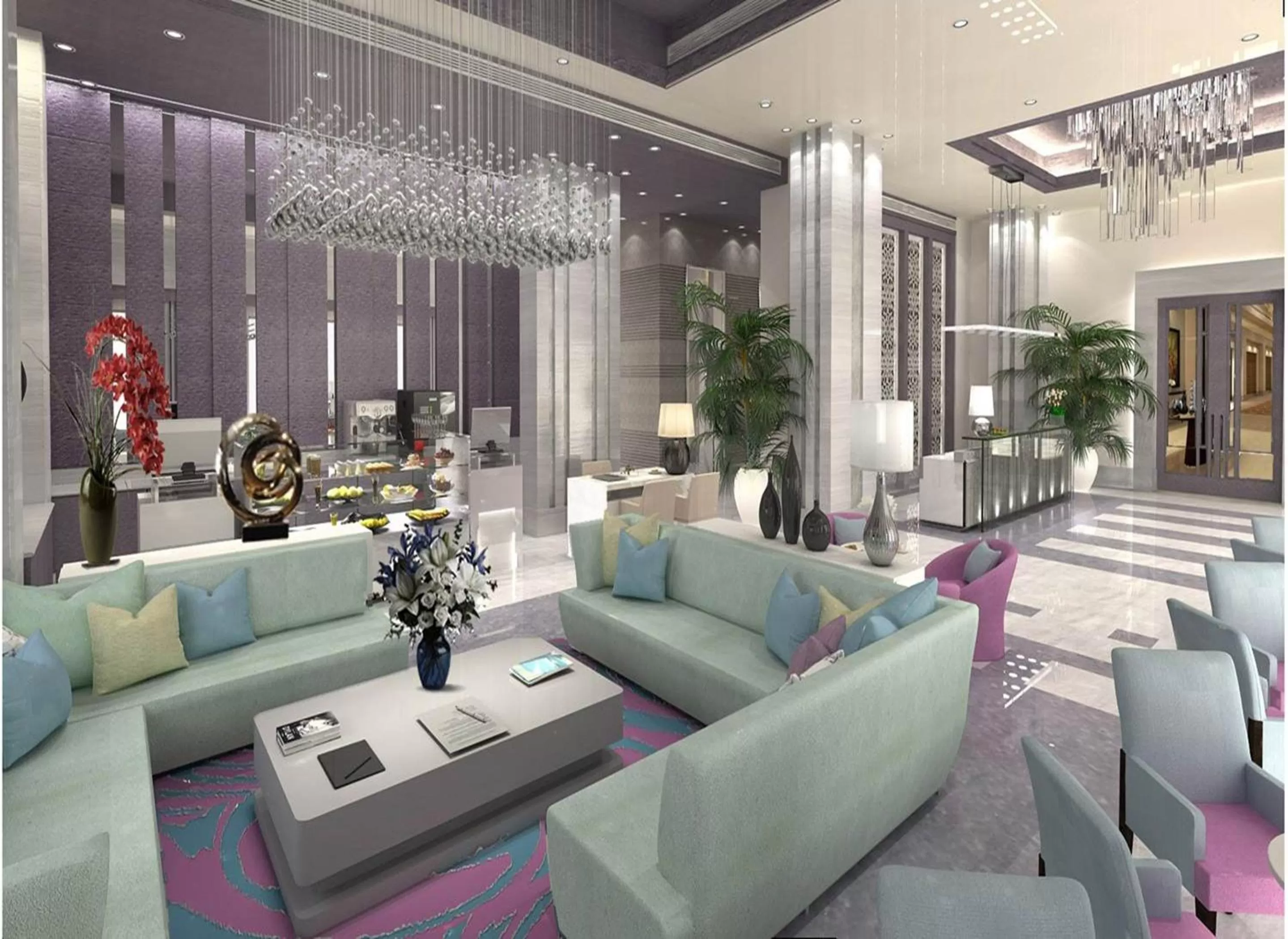 Lobby or reception in Efcee Sarovar Premiere Bhavnagar