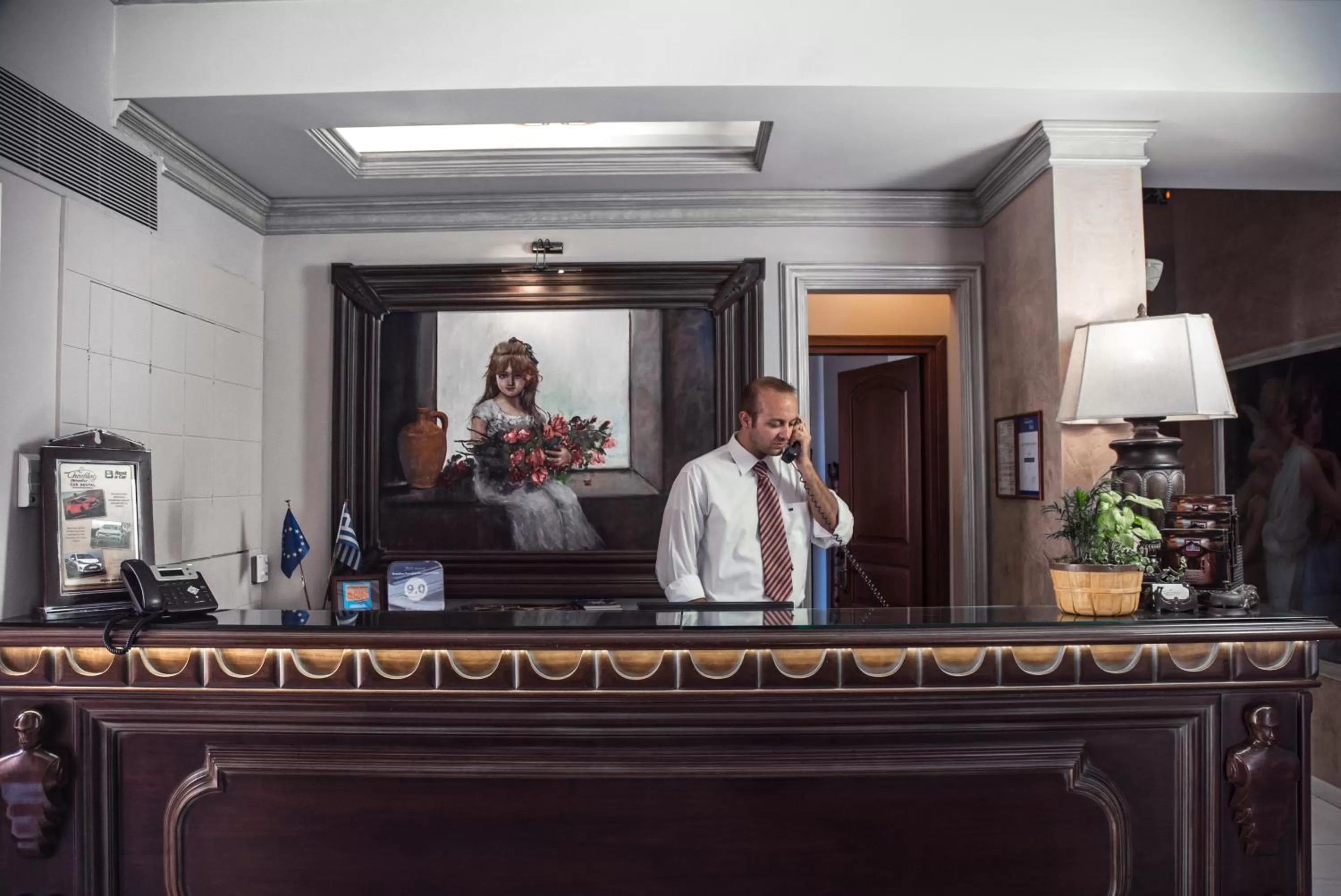 Lobby or reception in Theofilos Paradise Boutique Hotel