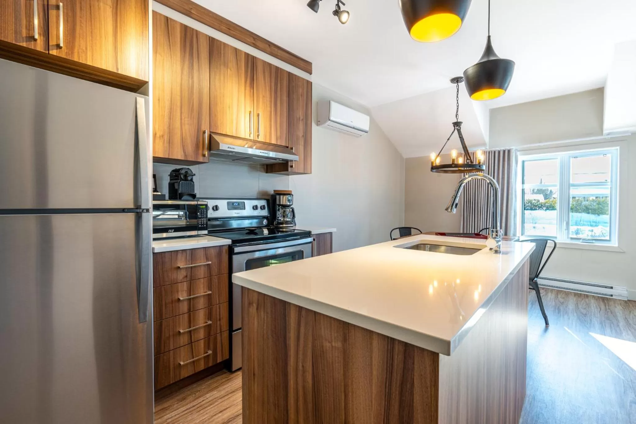 Communal kitchen in Le Viking Resort