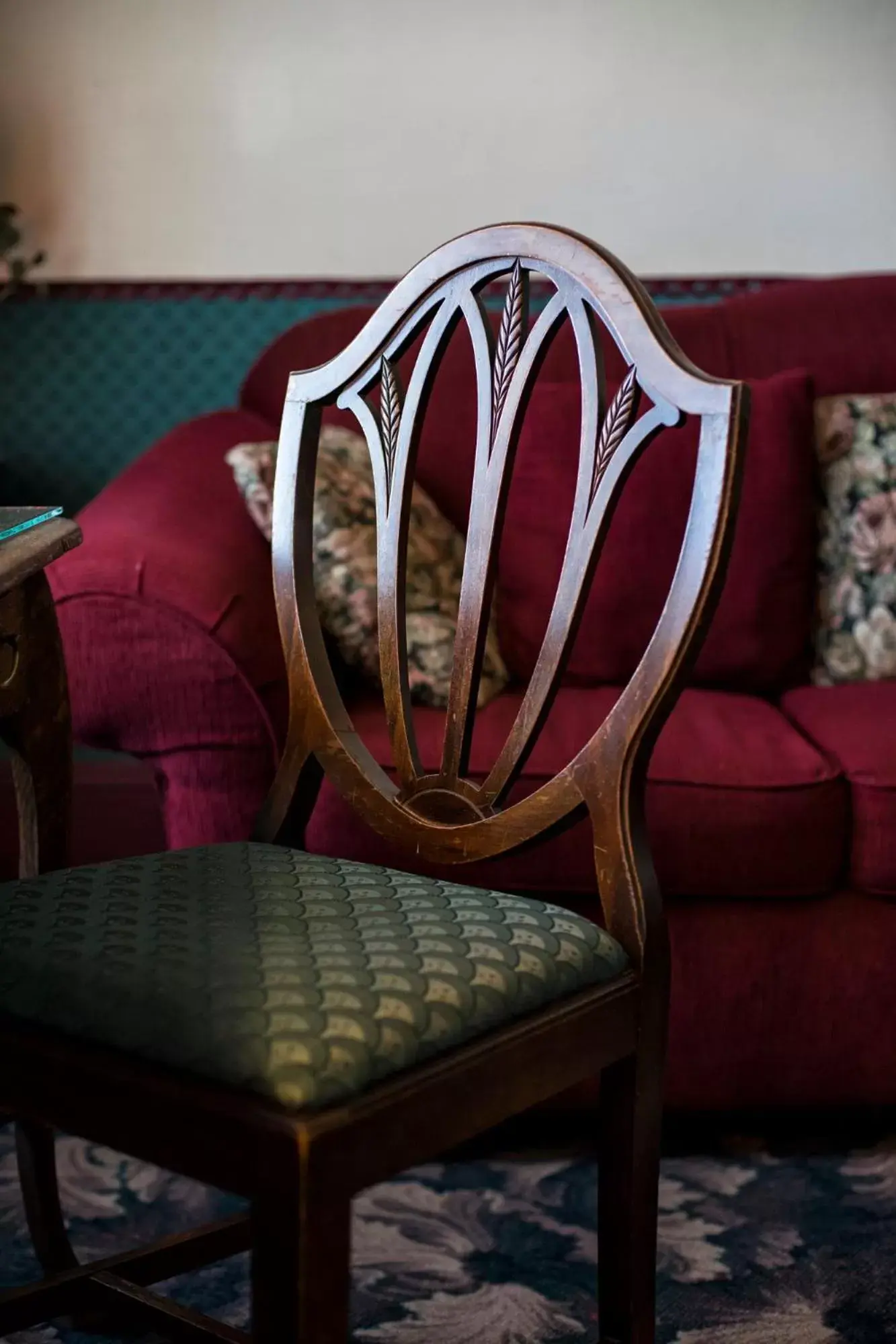 Seating Area in Red Garter Inn