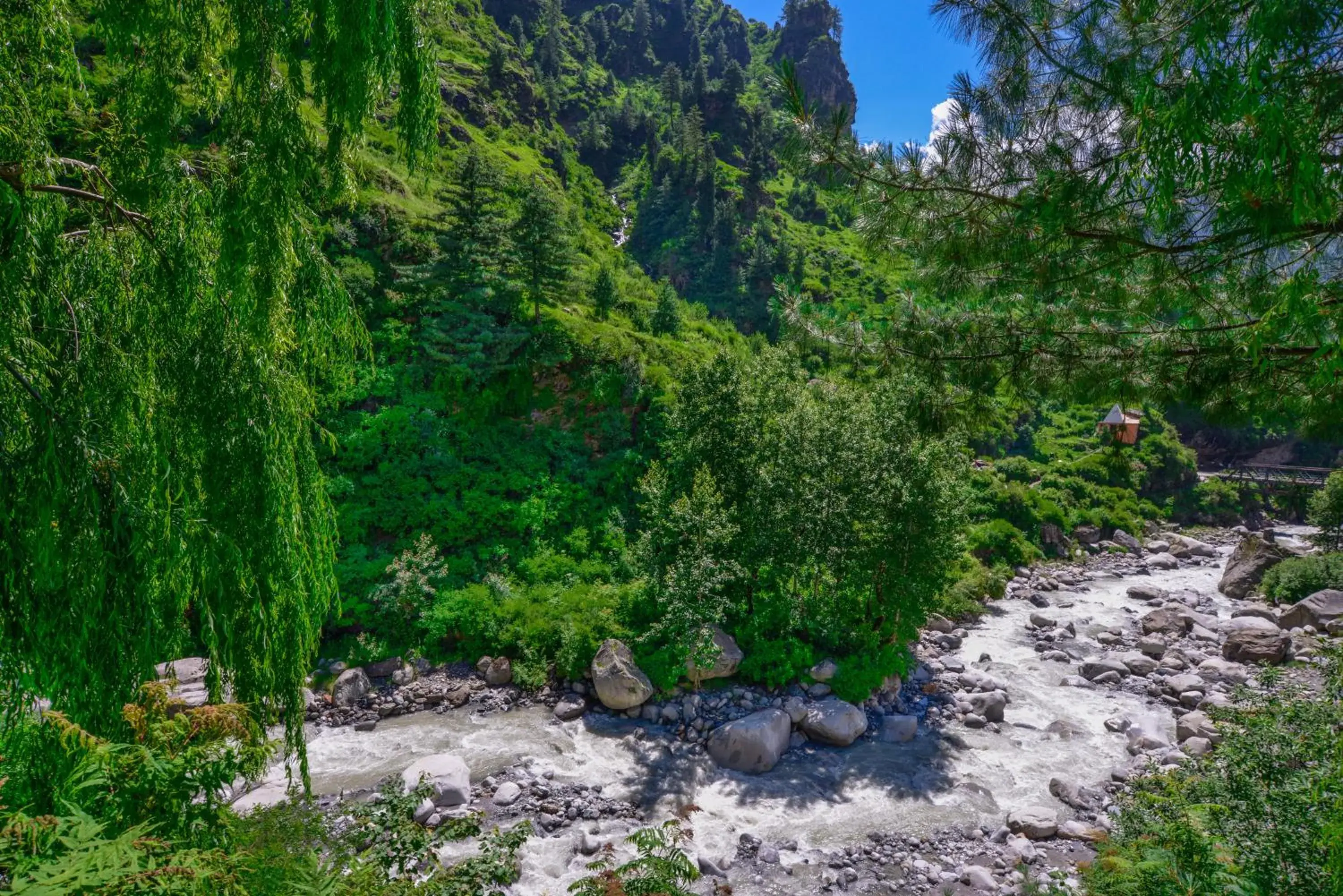 River view in Solang Valley Resort